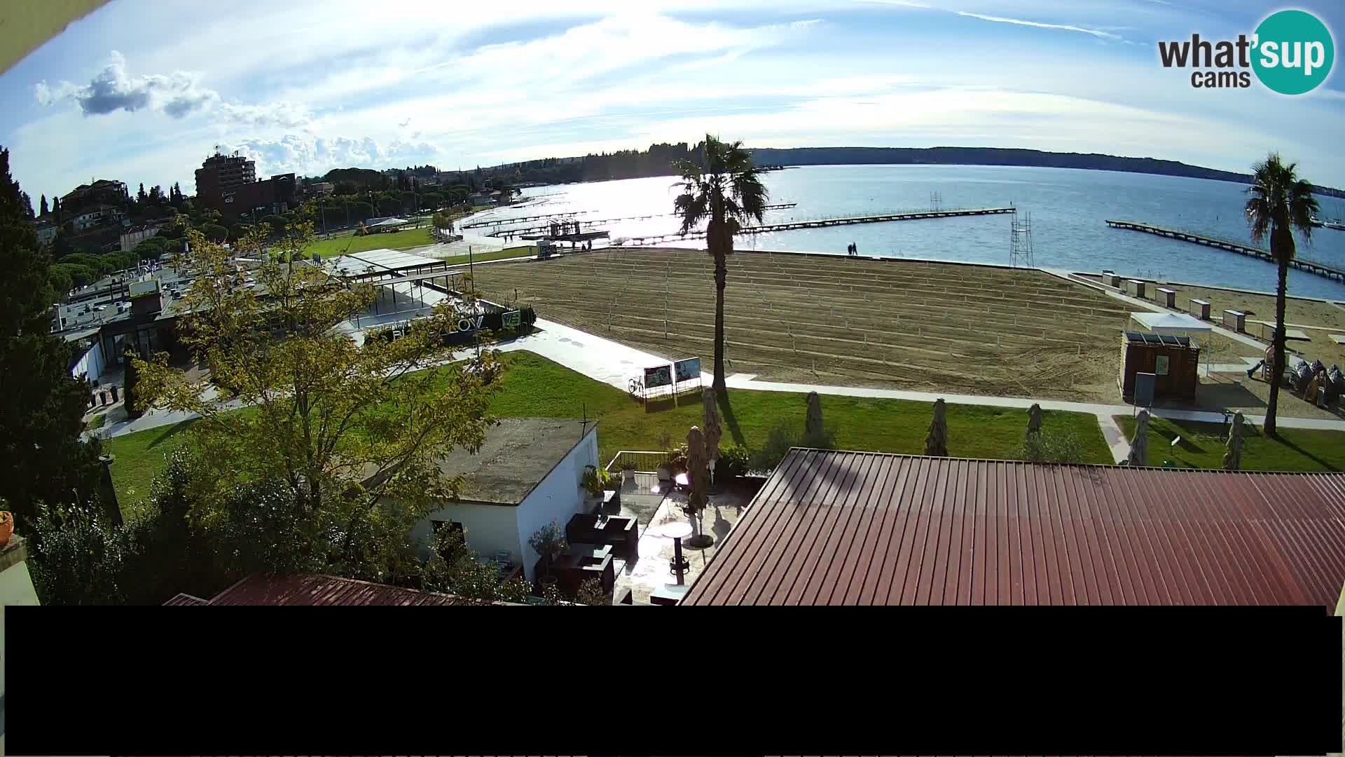 Webcam Live Playa de Portorož