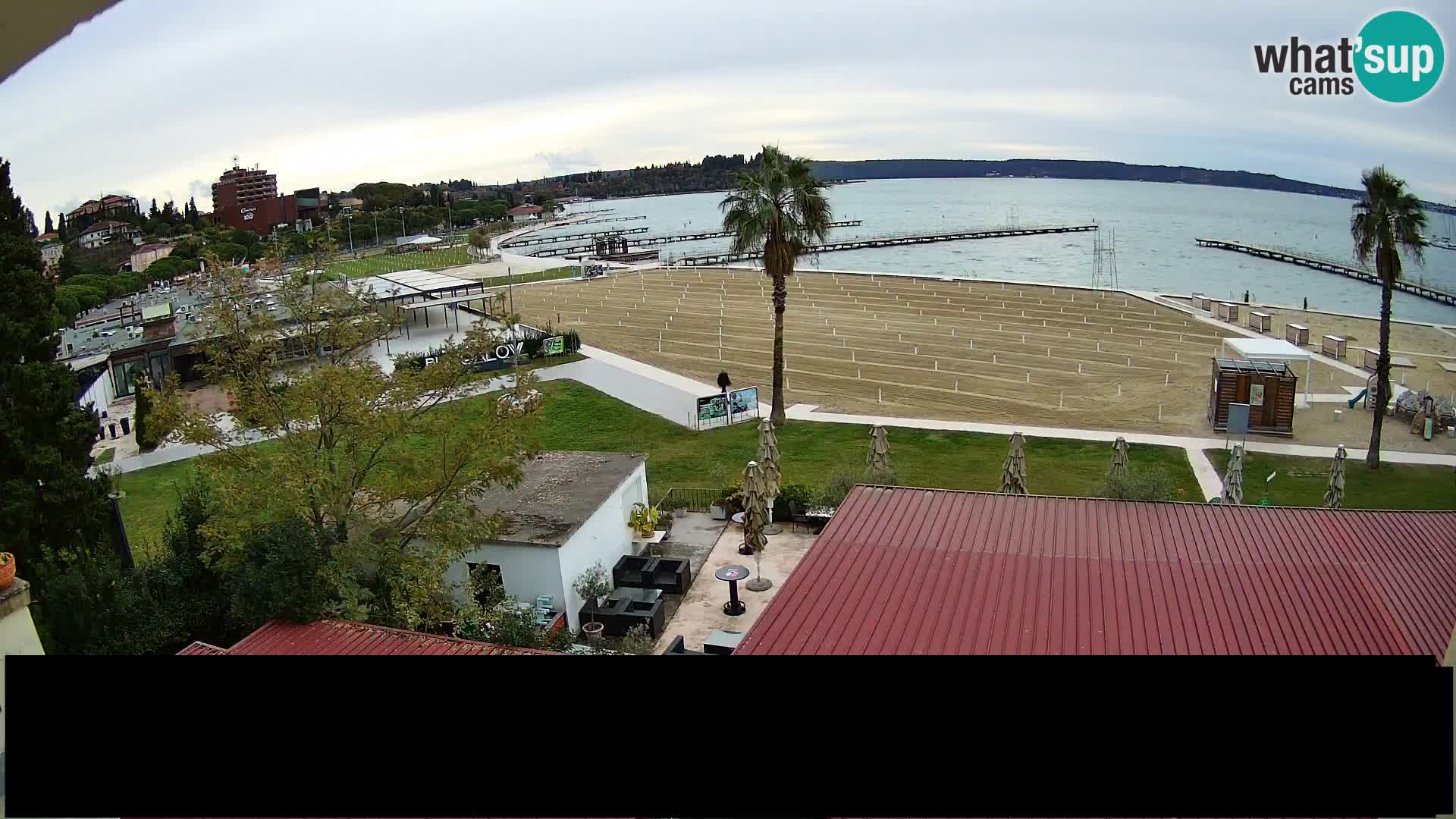 Webcam Live Playa de Portorož