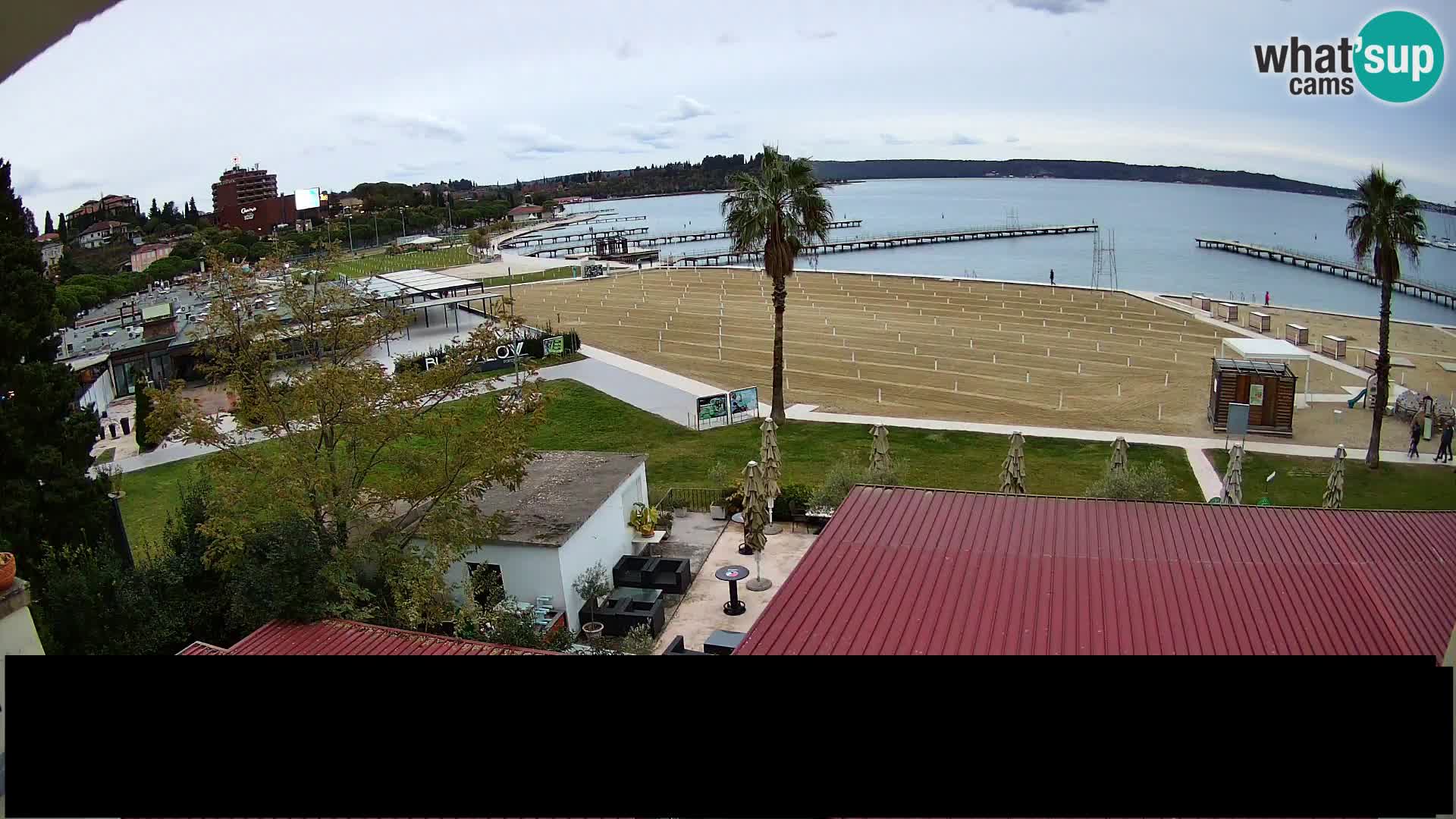 Webcam Live Strand in Portorož