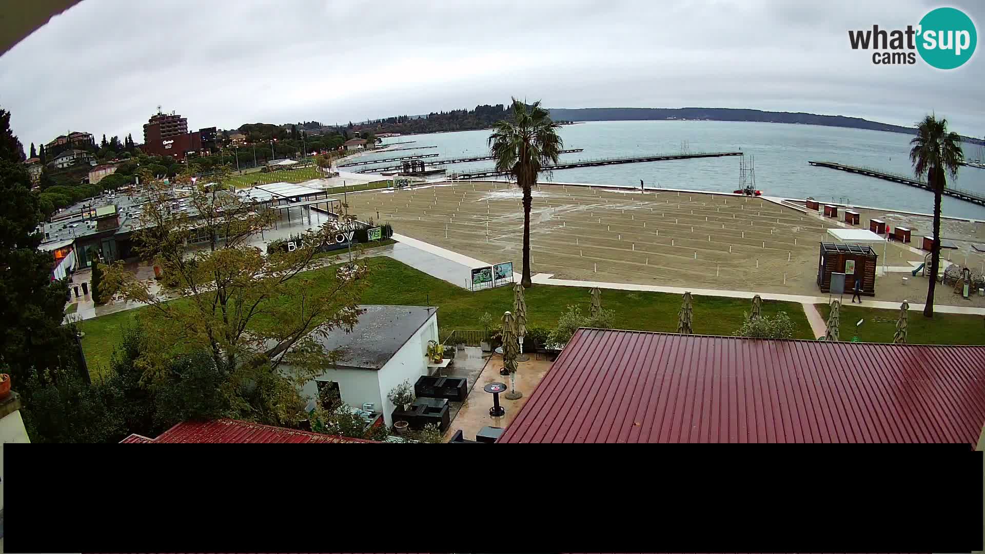 Webcam Live Playa de Portorož