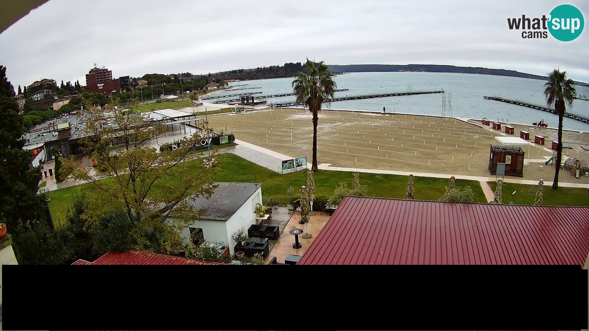 Playa Portorož camera en vivo