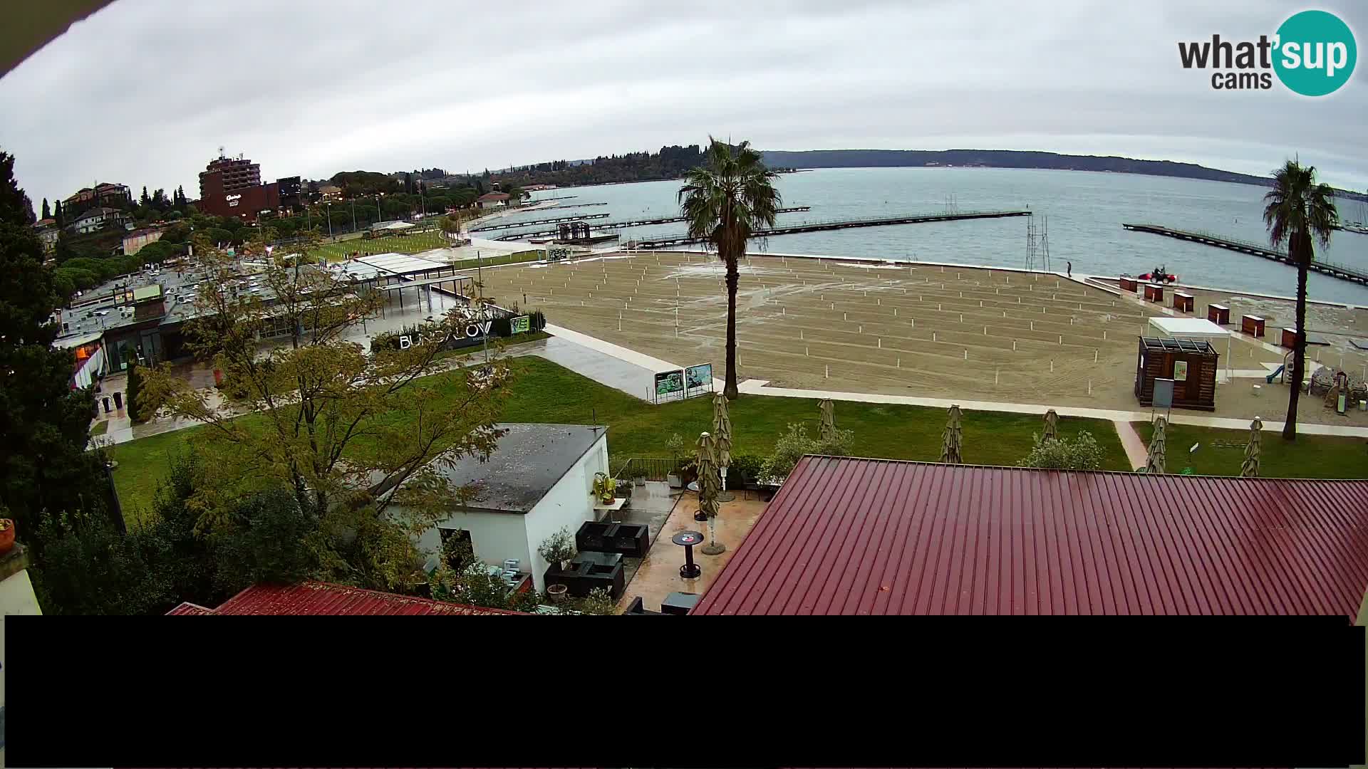 Playa Portorož camera en vivo