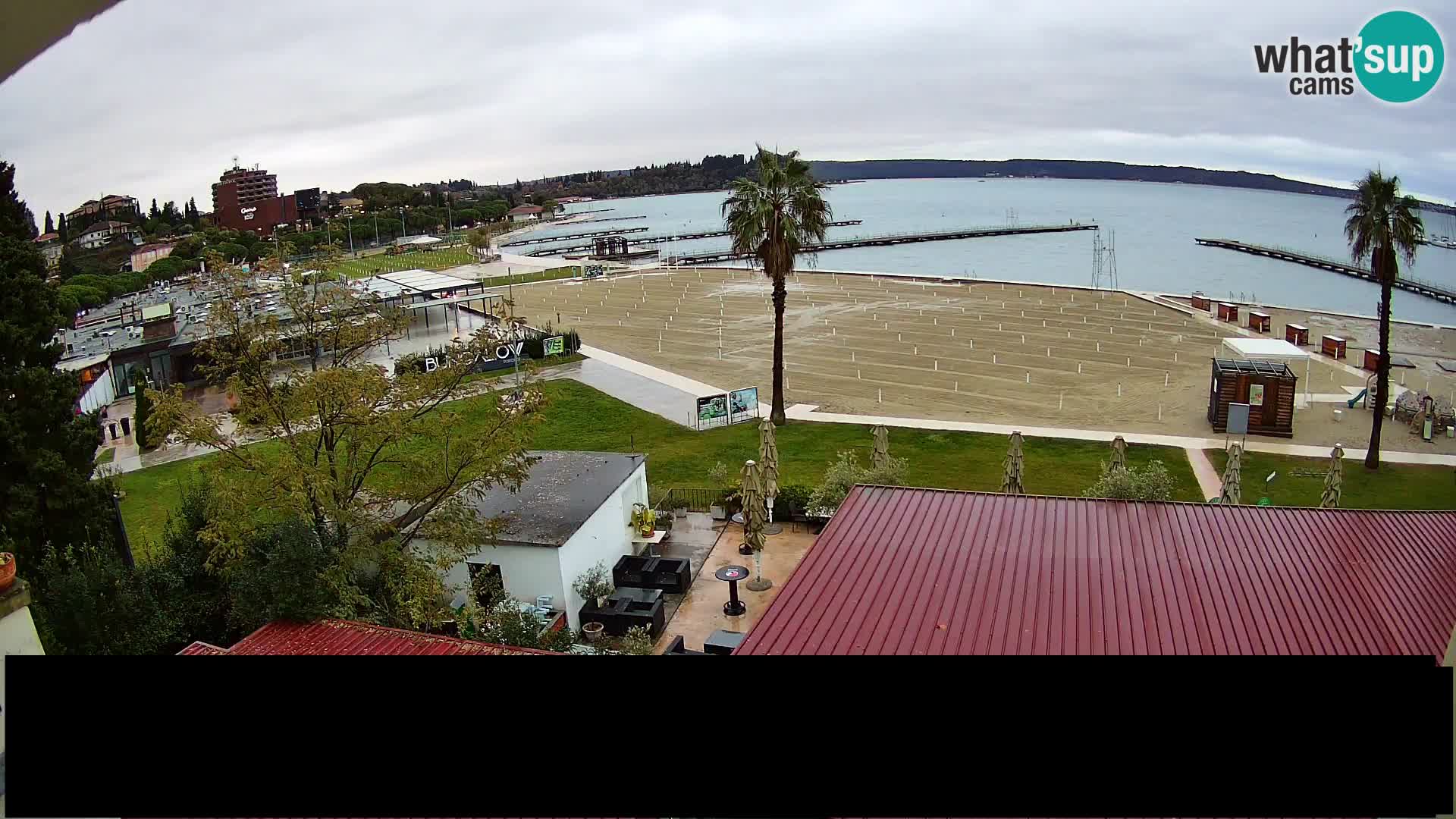 Playa Portorož camera en vivo