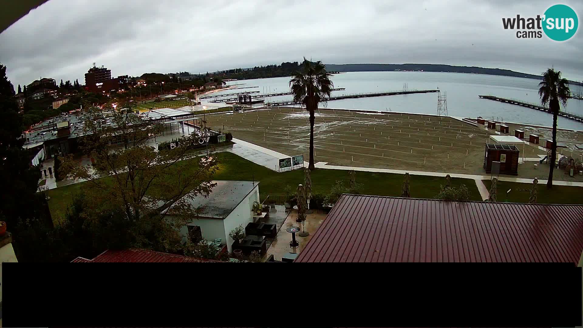 Playa Portorož camera en vivo