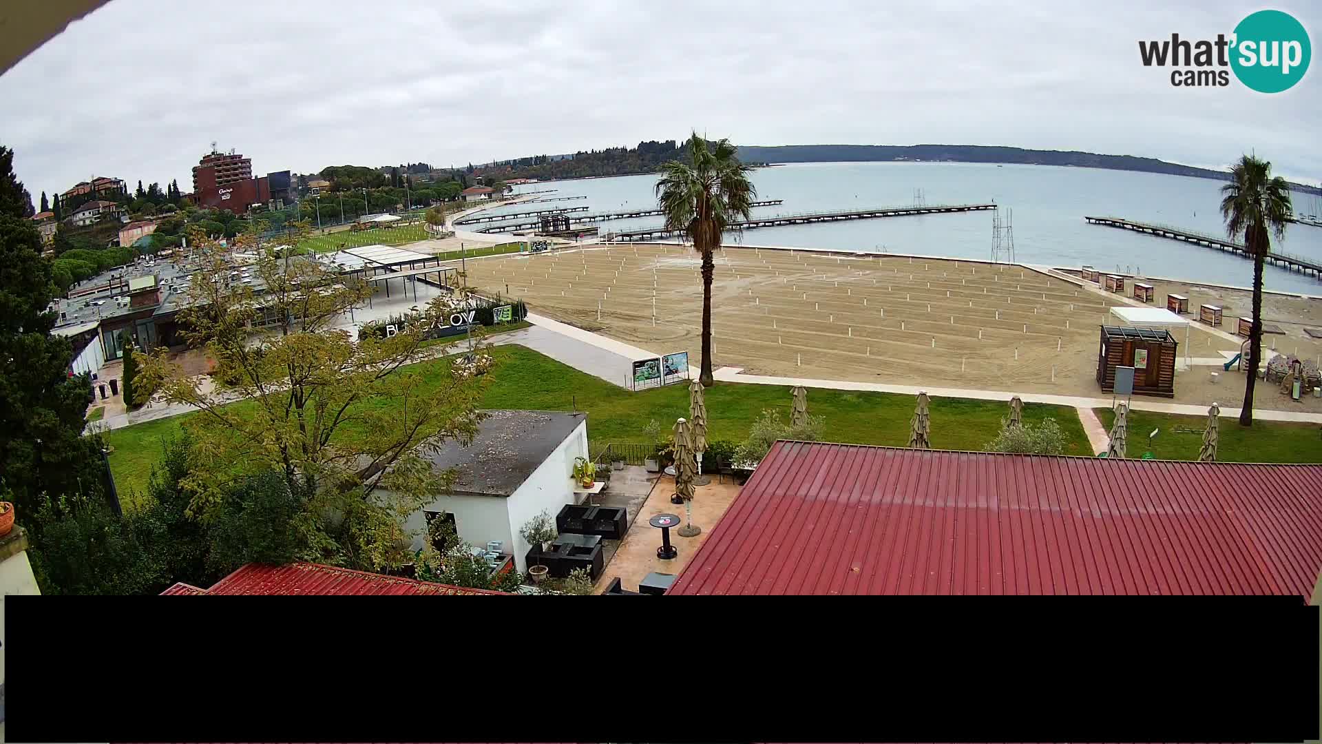 Webcam Live Playa de Portorož