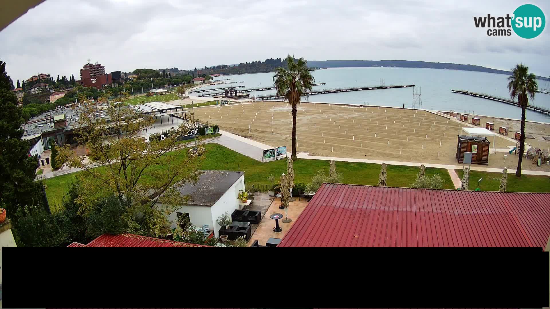 Webcam Portorož Strand – Karamela bar