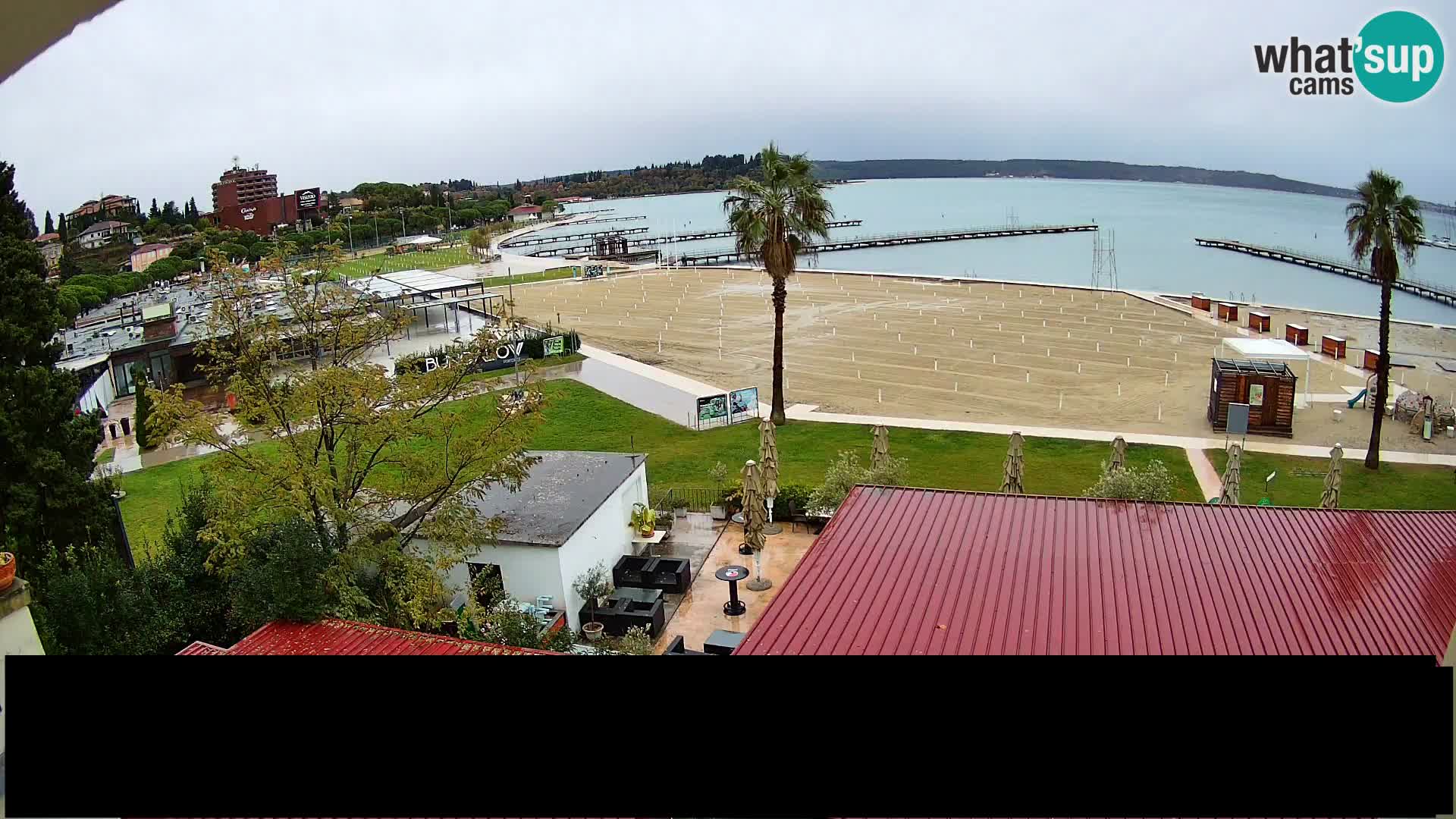 Spiaggia di Portorose live webcam