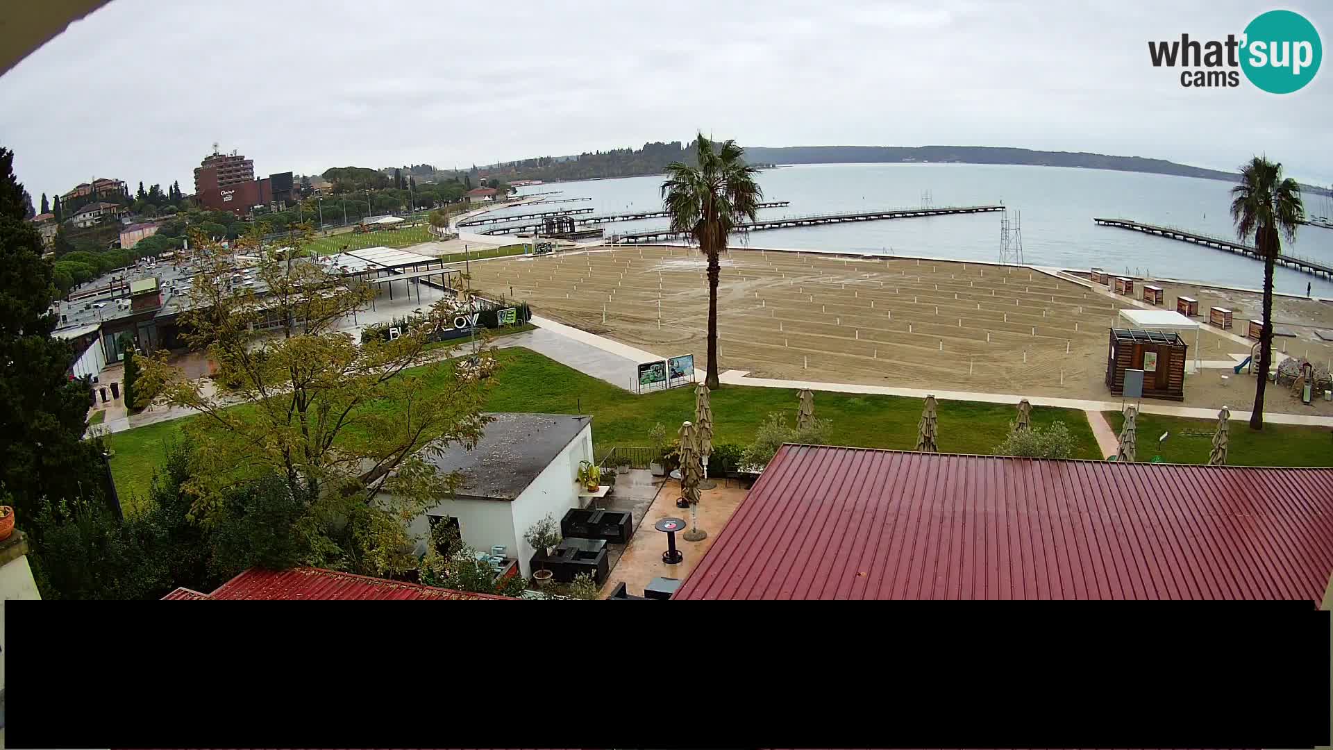 Webcam Live Strand in Portorož