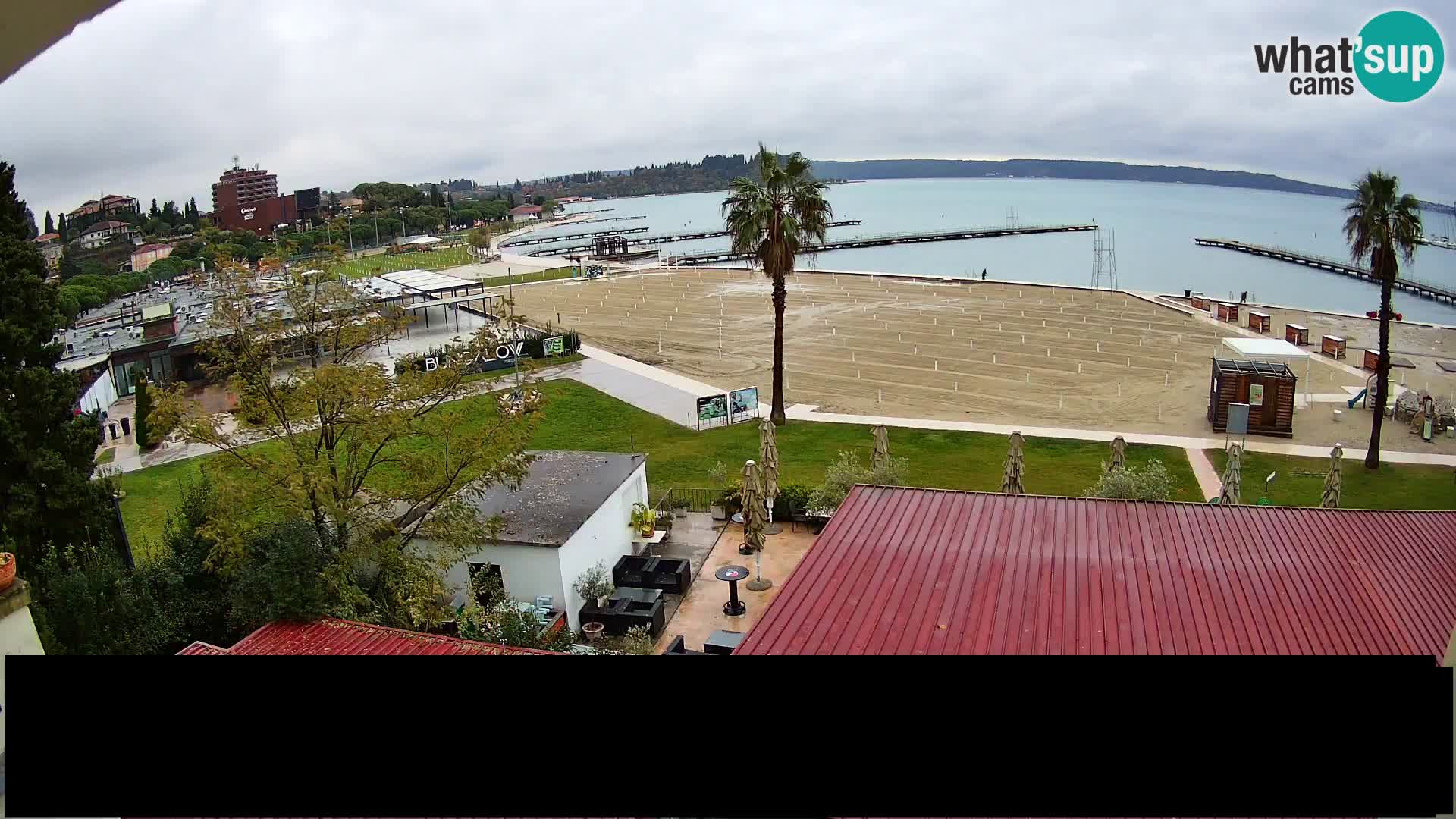 Spiaggia di Portorose live webcam