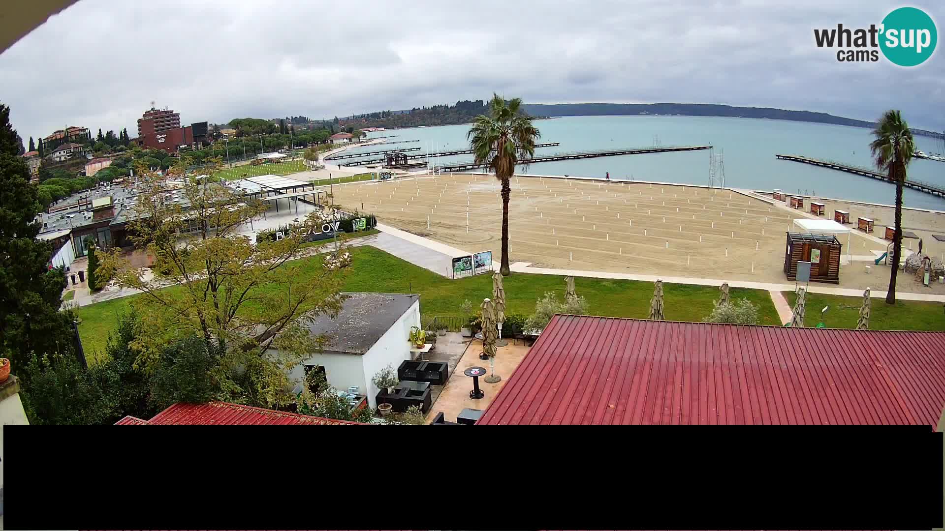 Playa Portorož camera en vivo