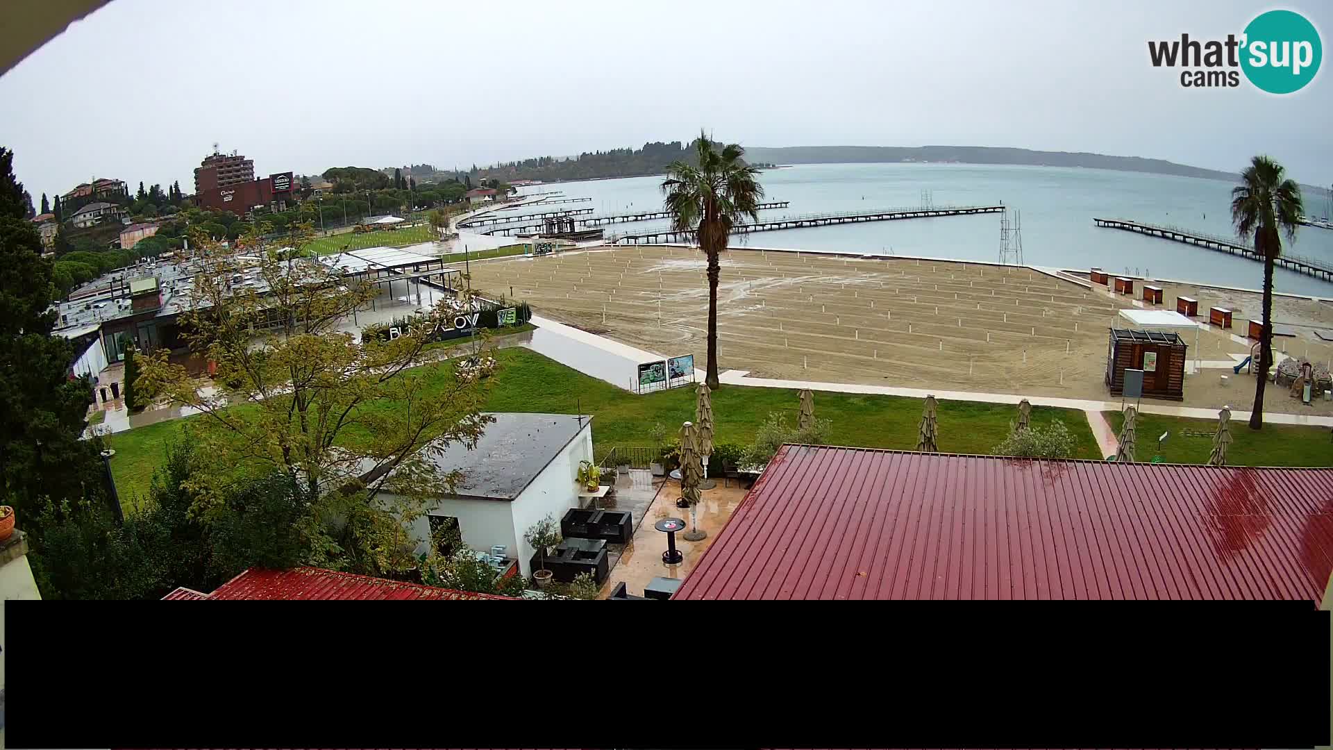 Webcam Live Strand in Portorož