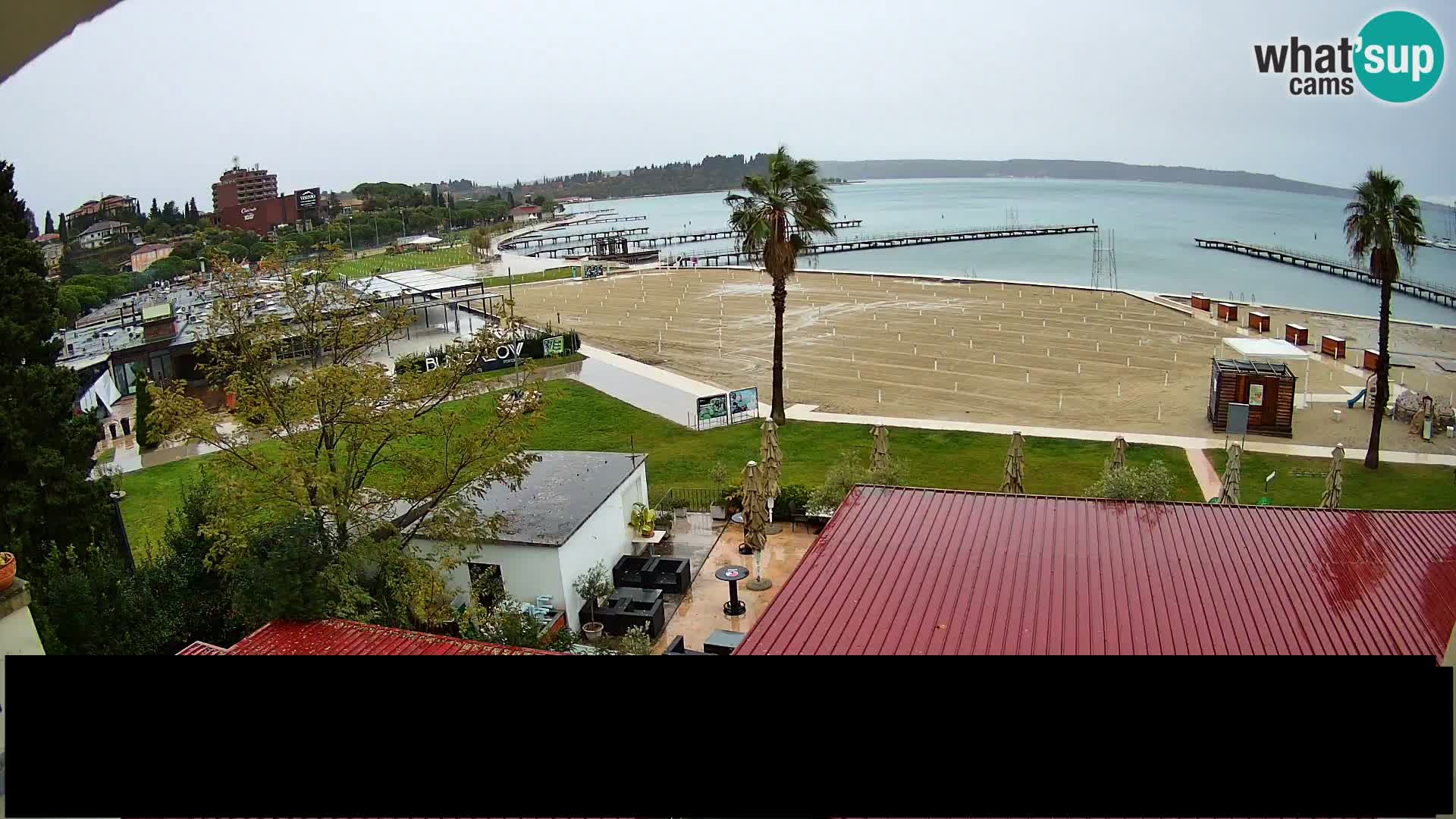 Playa Portorož camera en vivo