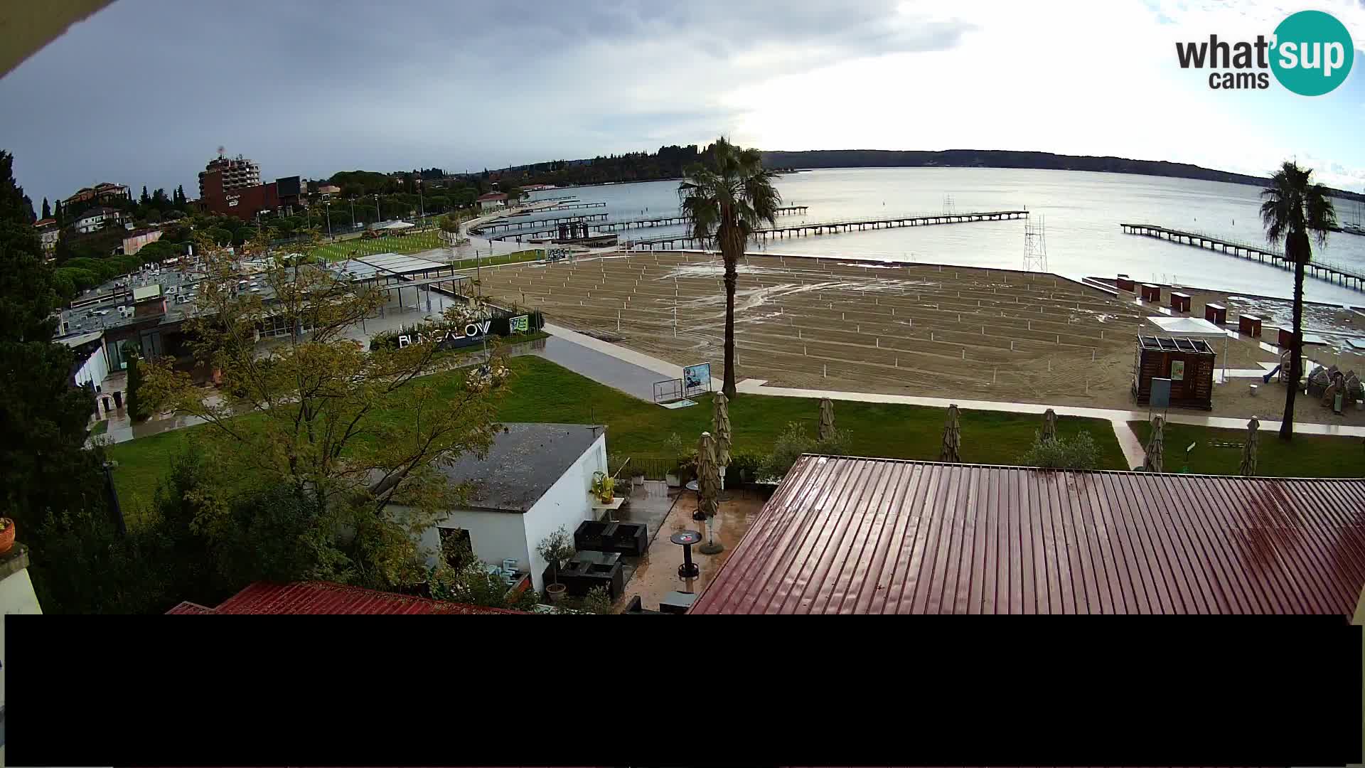 Spiaggia di Portorose live webcam