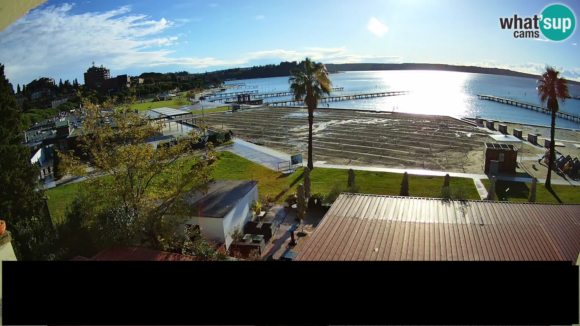 Webcam Live Strand in Portorož