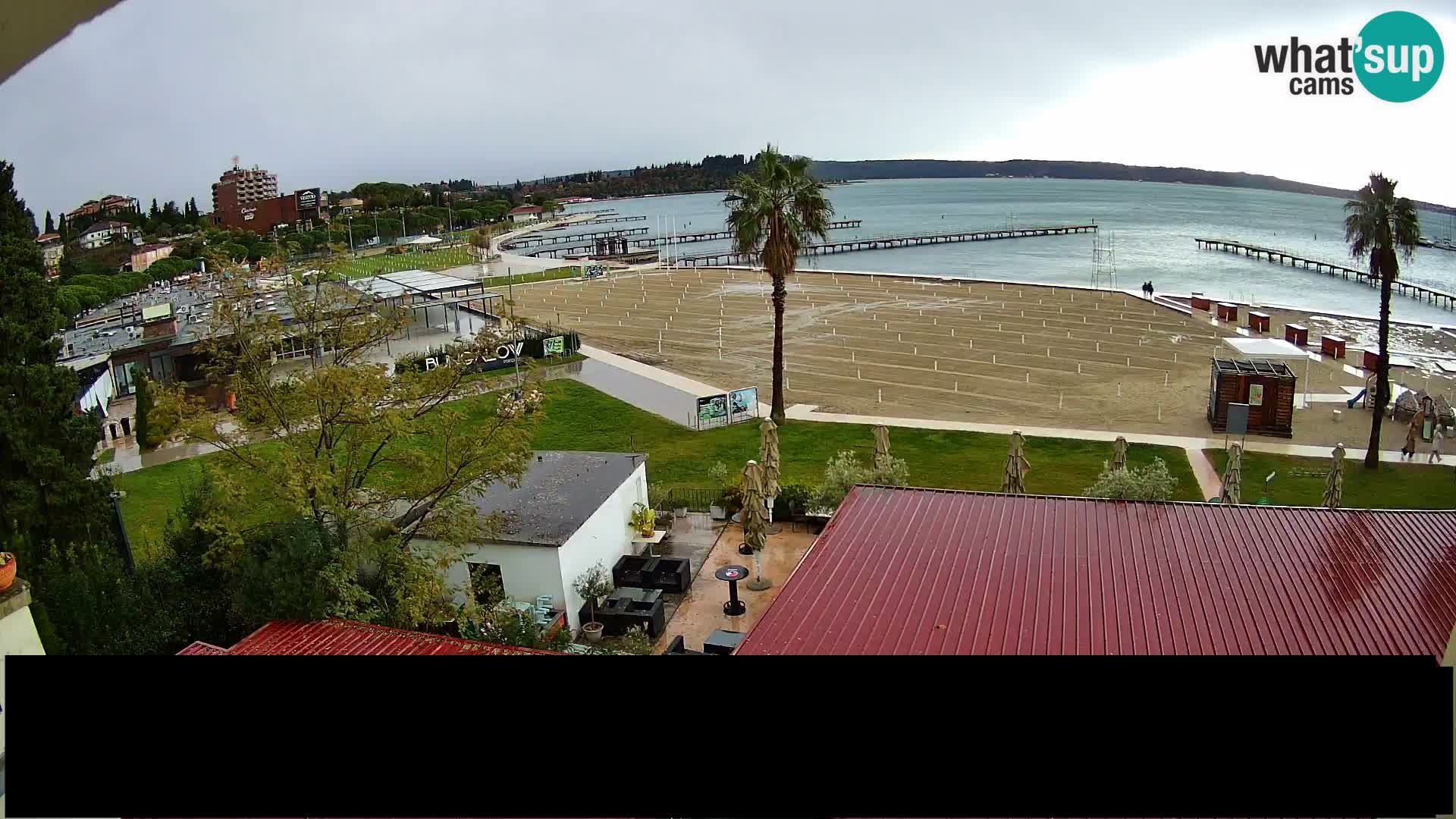 Webcam Portorož Strand – Karamela bar