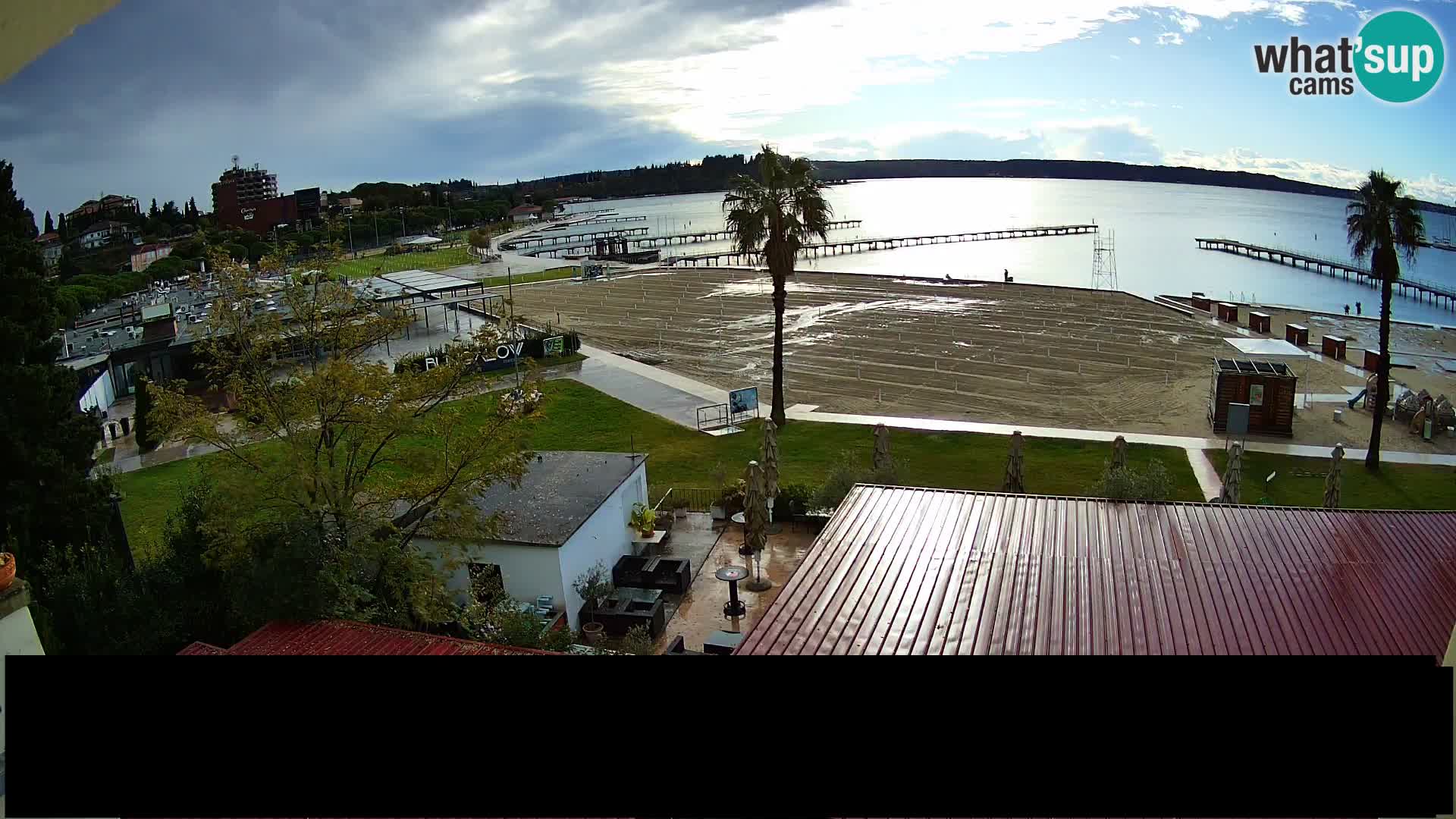 Playa Portorož camera en vivo