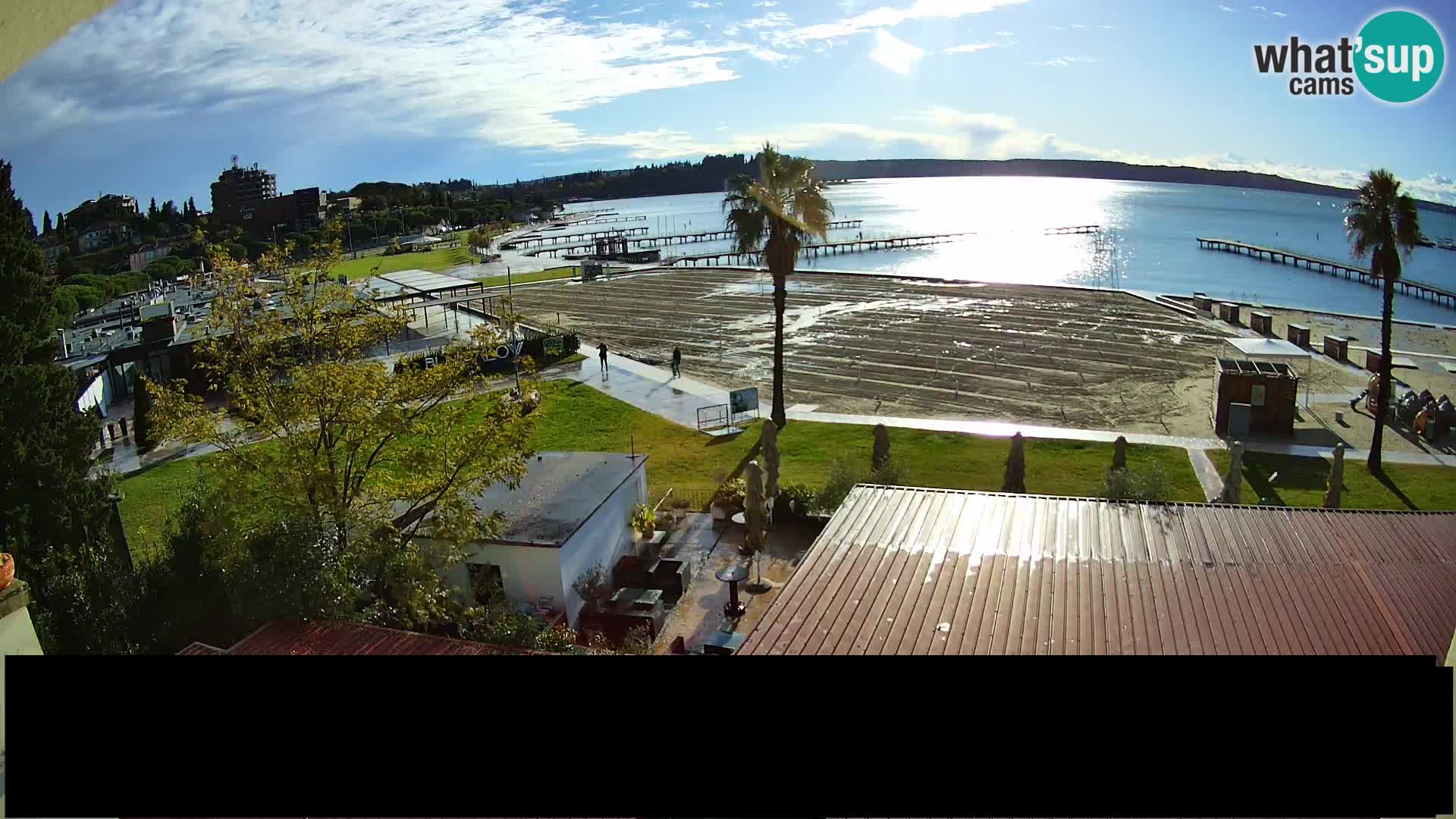 Webcam Live Playa de Portorož