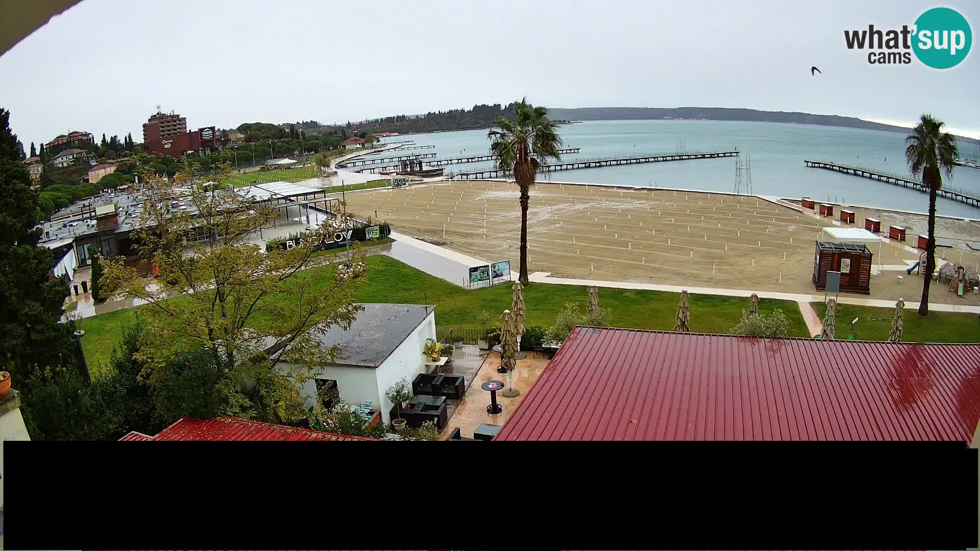 Spiaggia di Portorose live webcam