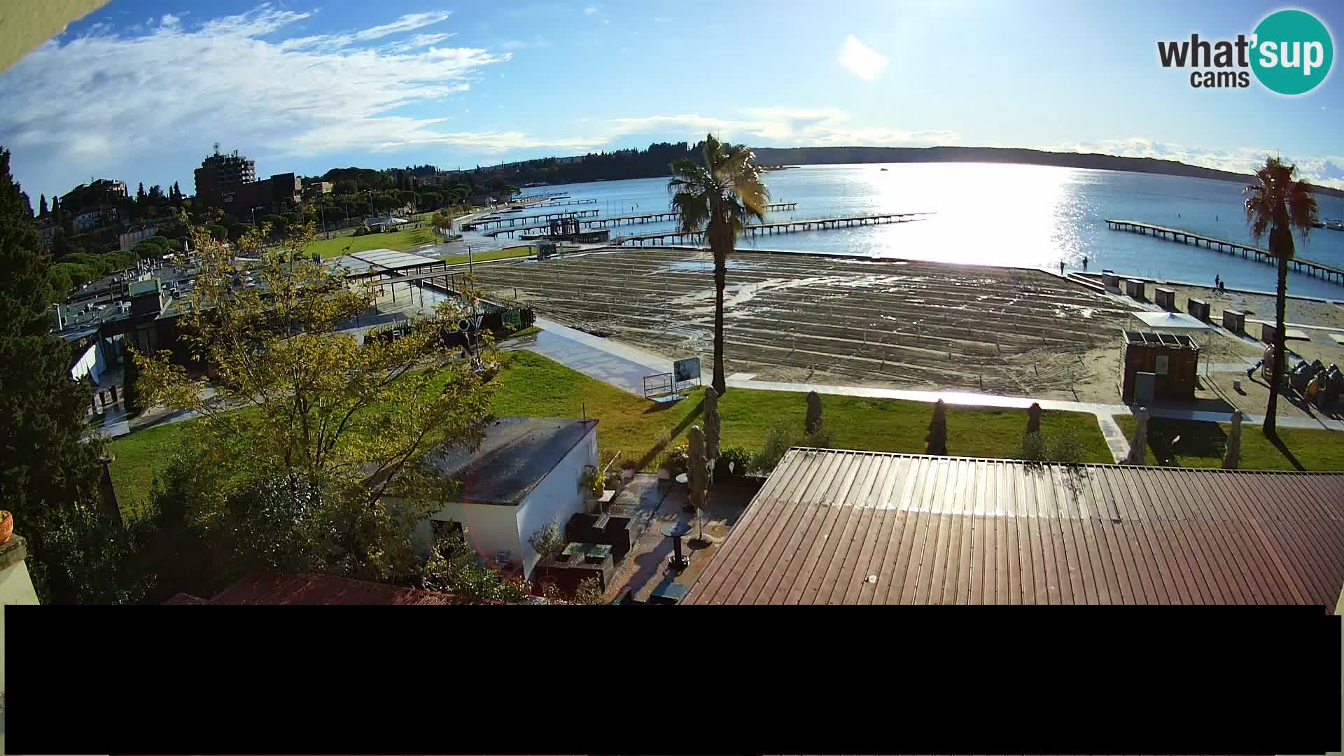 Webcam Live Playa de Portorož