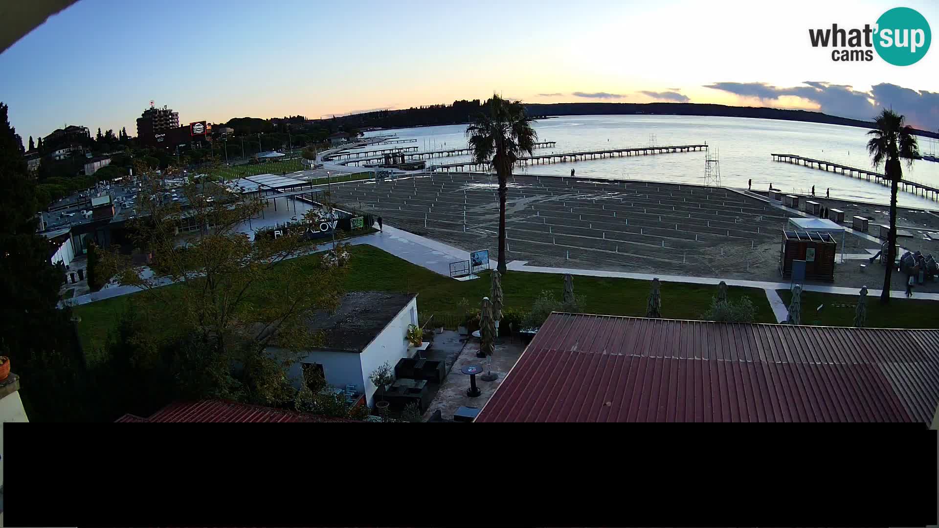 Spiaggia di Portorose live webcam