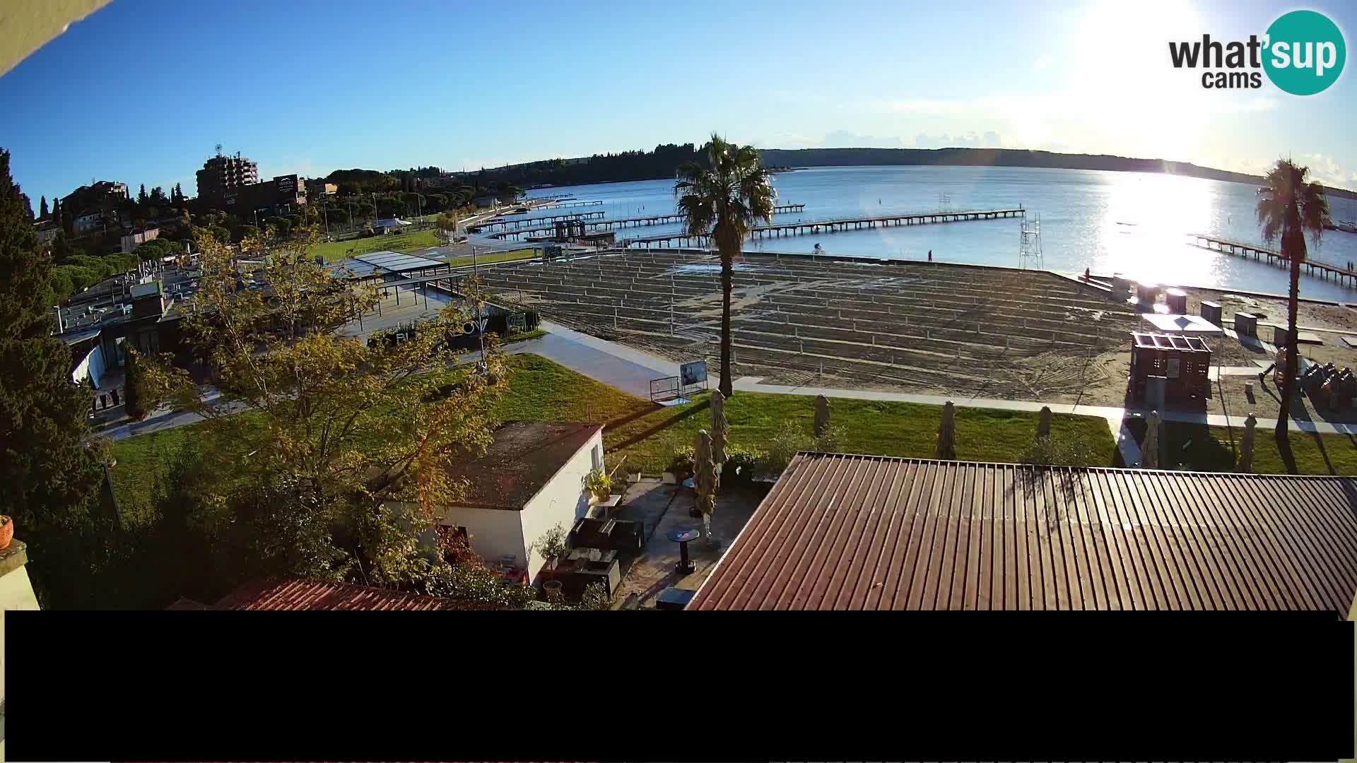 Webcam Live Playa de Portorož