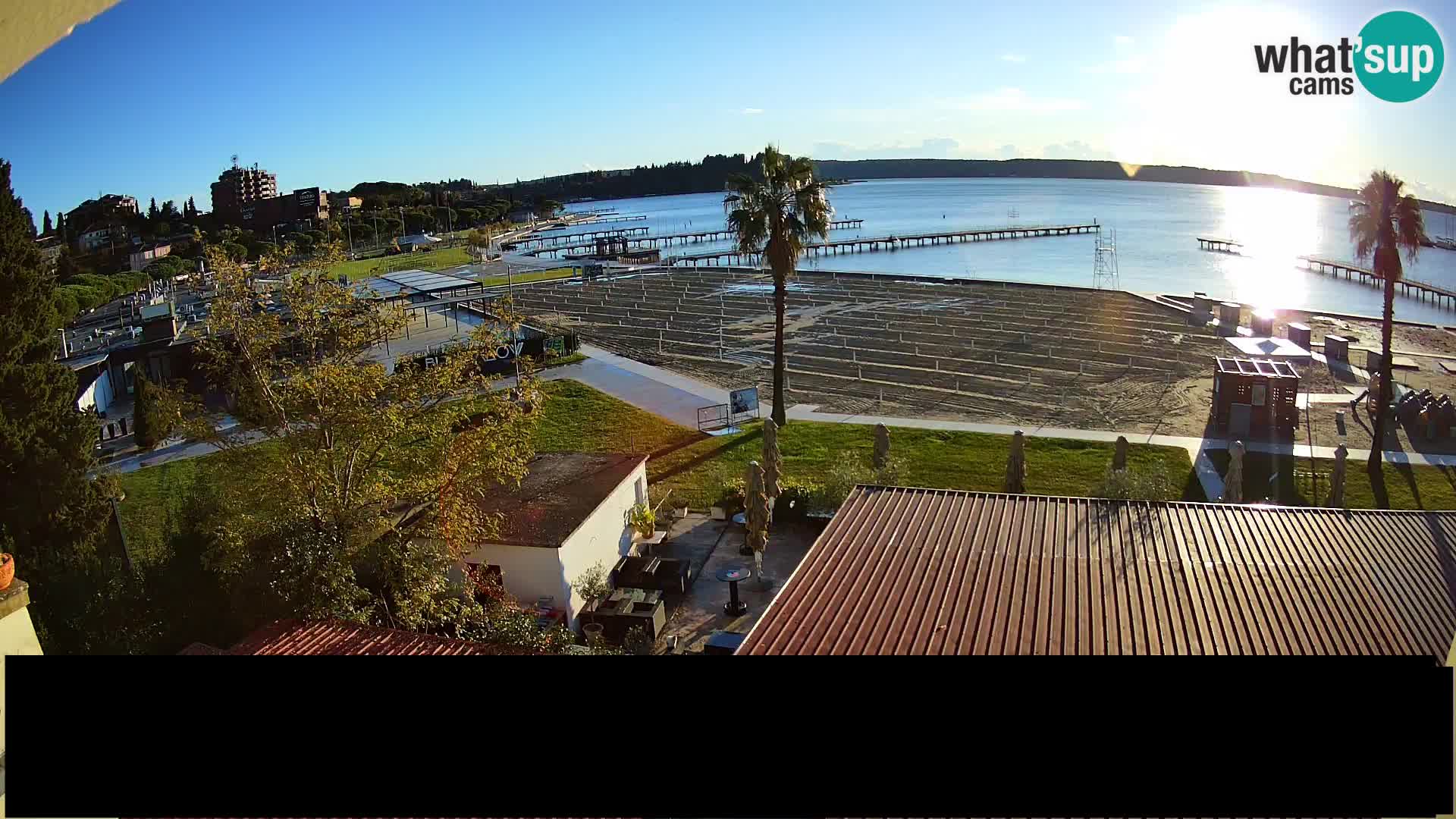 Webcam Live Playa de Portorož