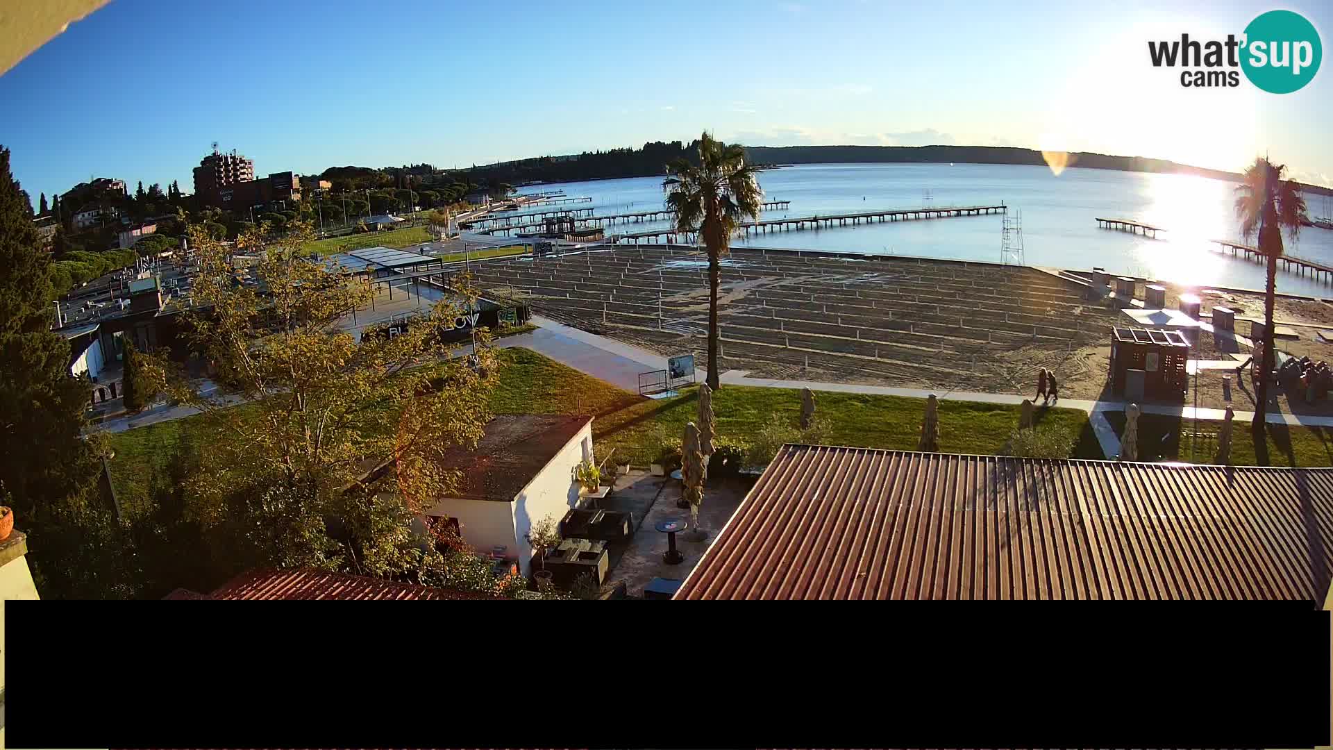 Webcam Live Playa de Portorož