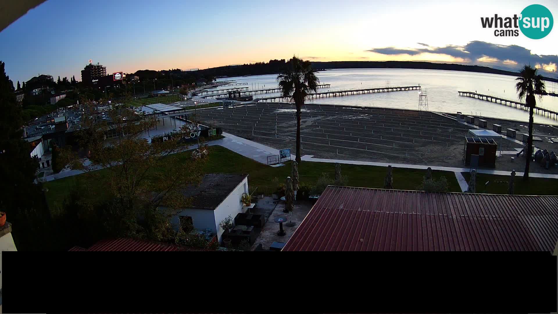 Webcam Live Strand in Portorož