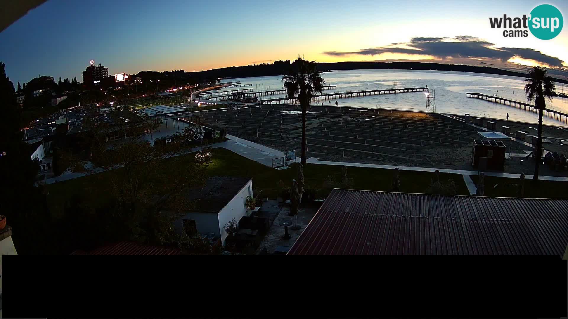 Webcam Live Playa de Portorož