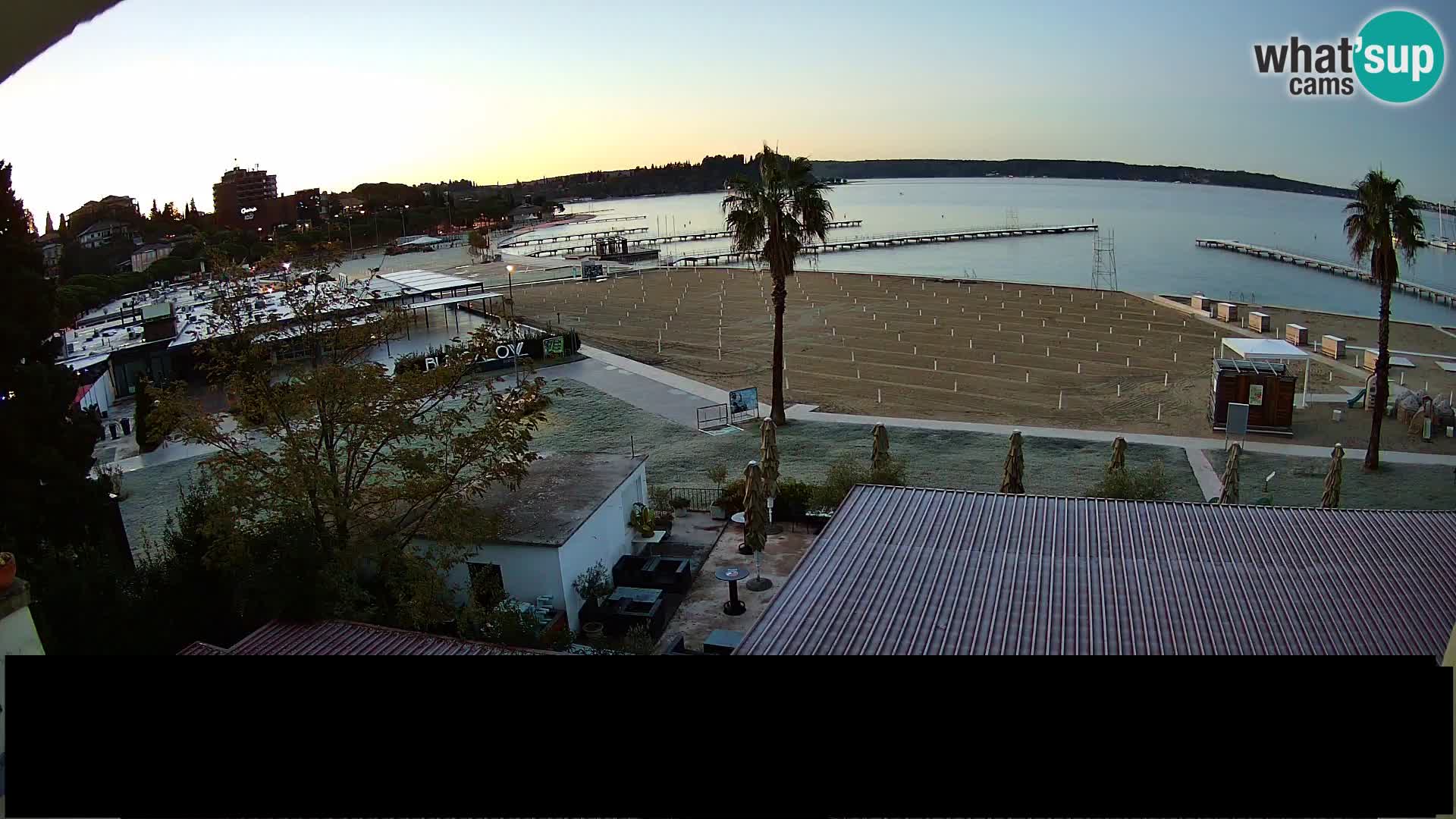 Webcam live Playa Portorož – Caffe Karamela