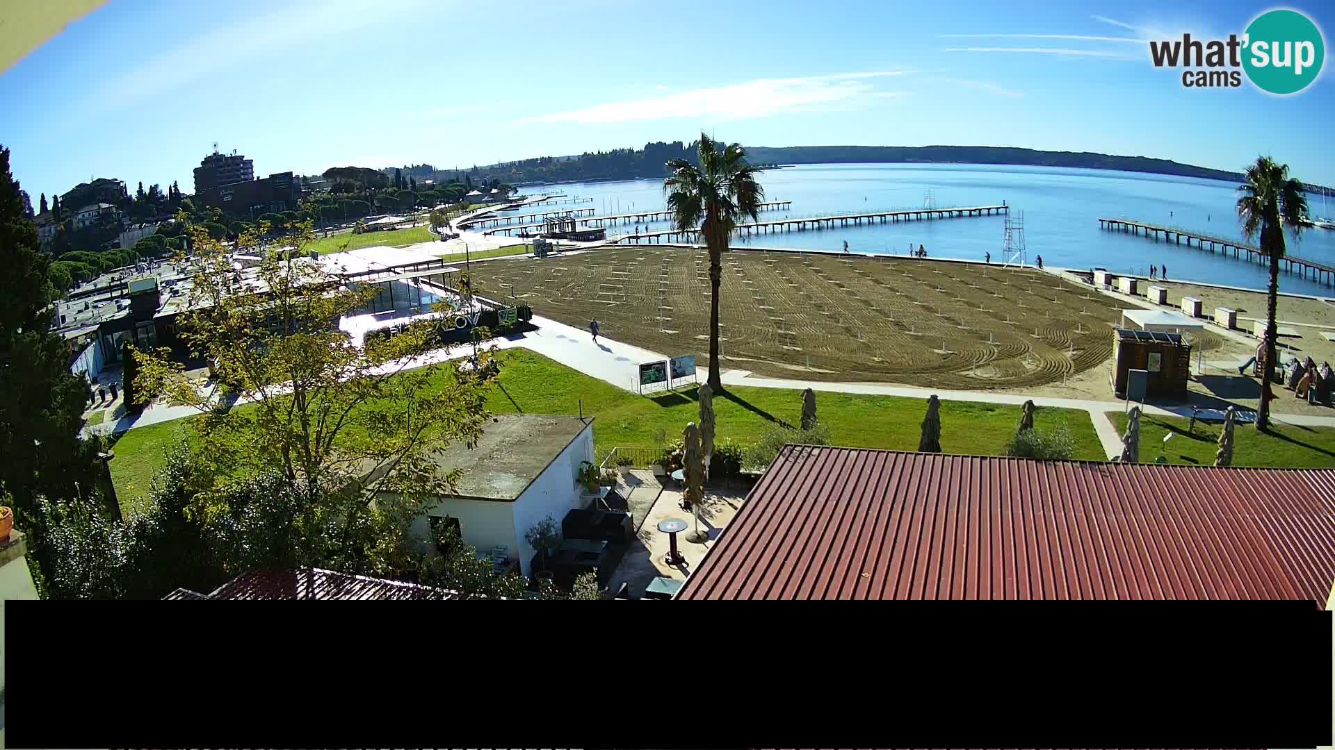 Webcam Live Spiaggia di Portorose