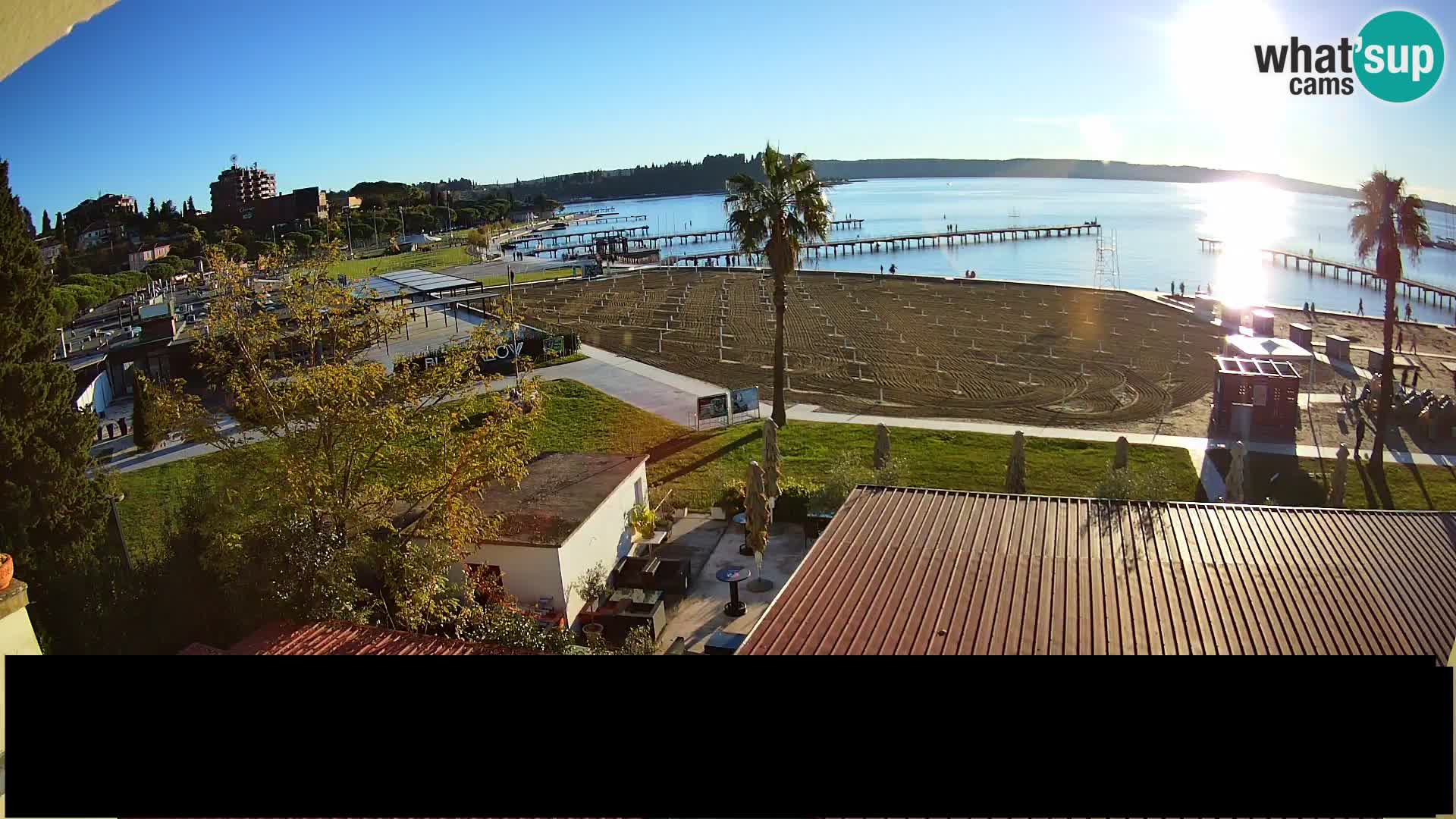 Webcam Live Spiaggia di Portorose