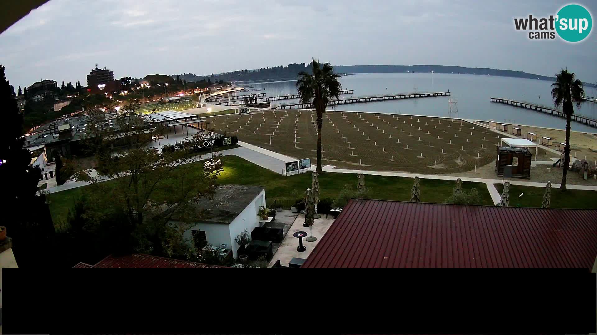 Spiaggia di Portorose live webcam