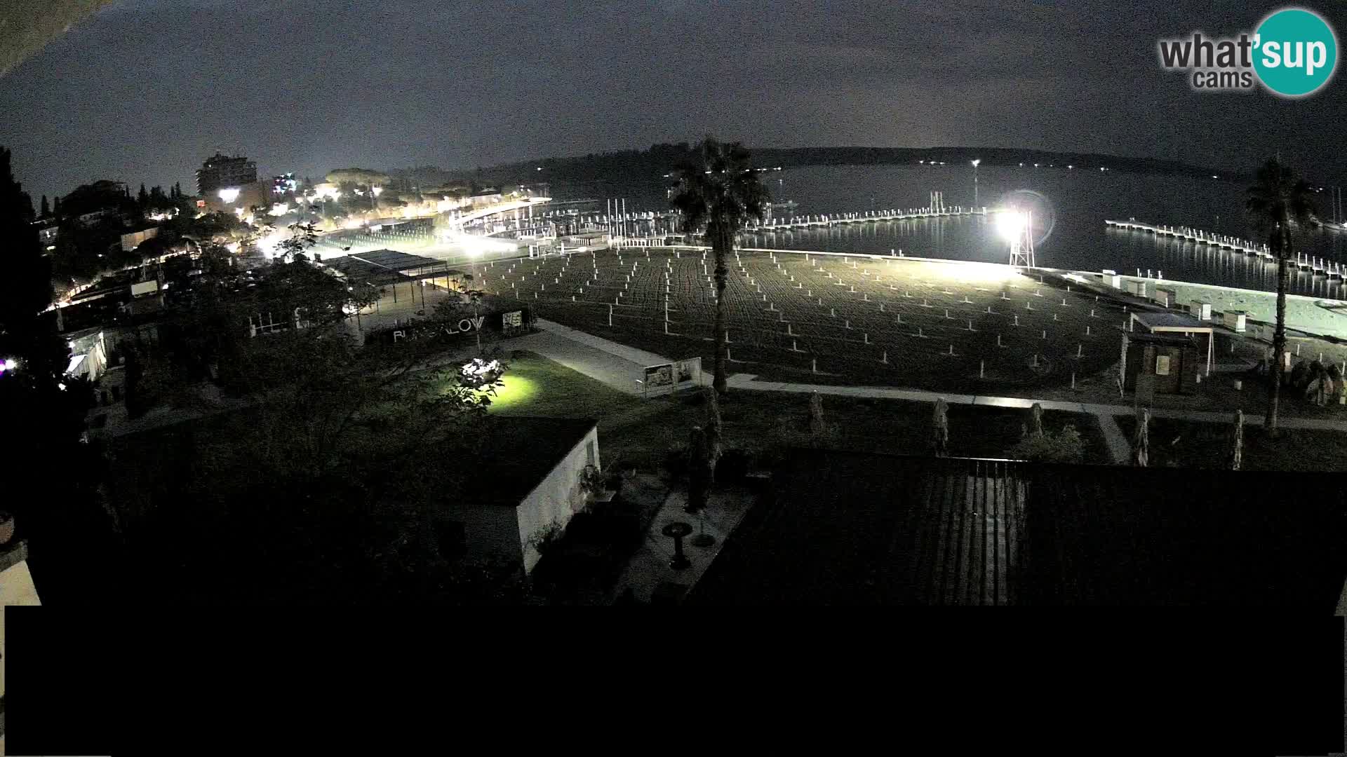 Spiaggia di Portorose live webcam