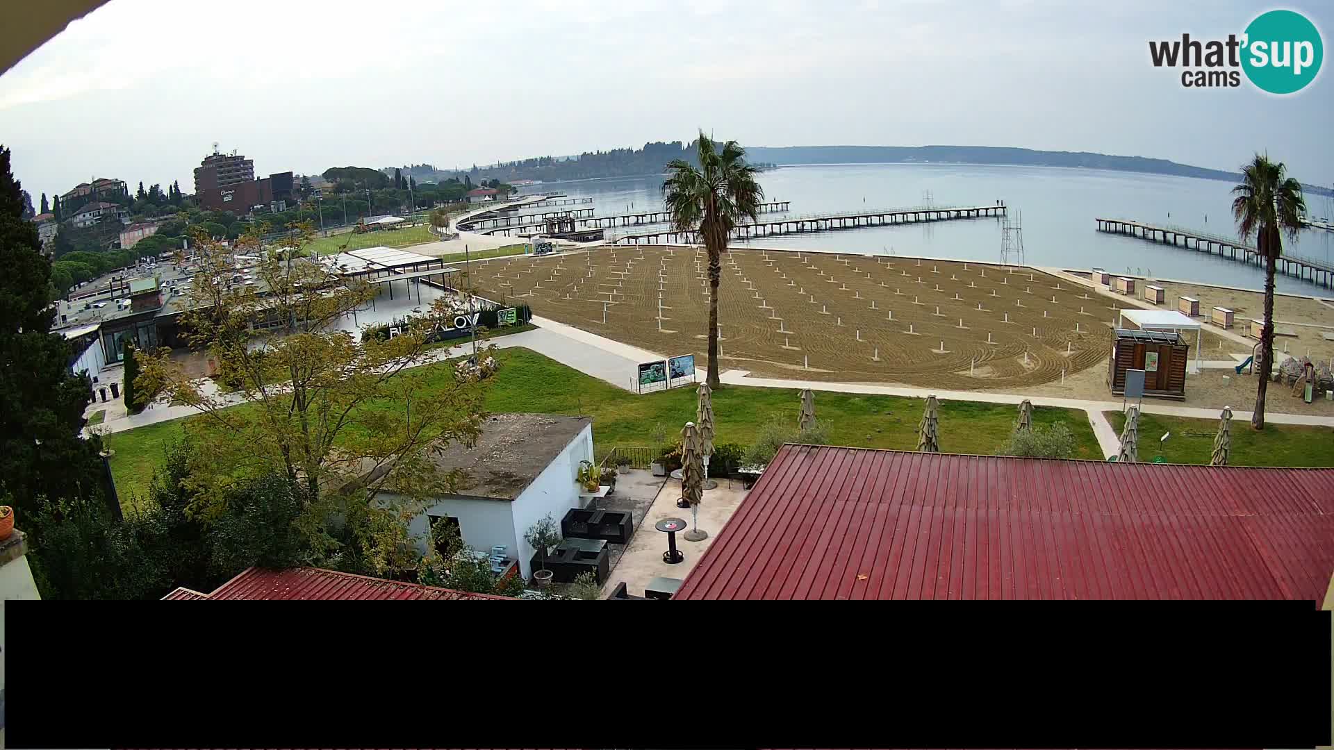 Web kamera Portorož plaža – Kavarna Karamela