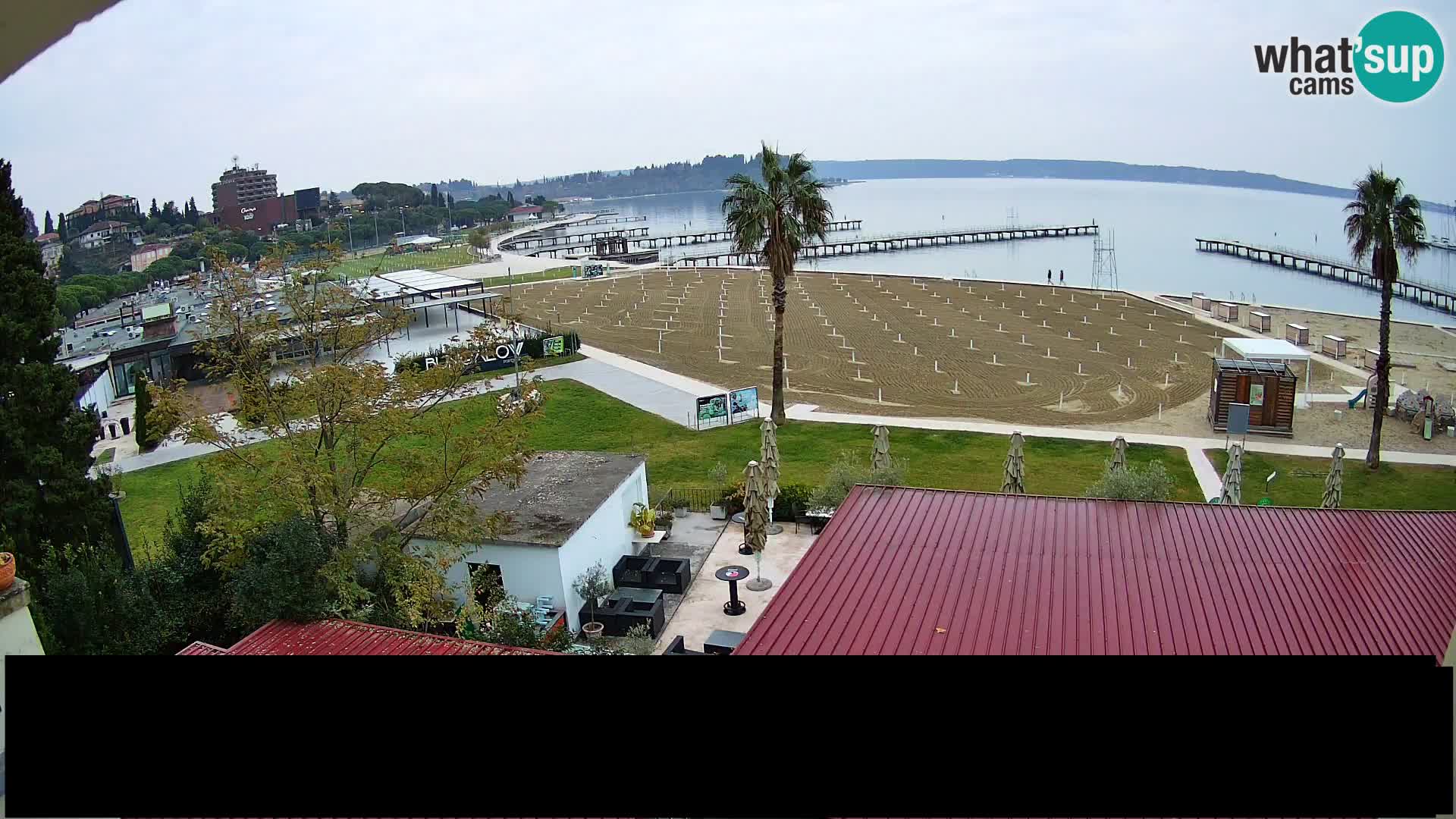 Webcam Live Strand in Portorož