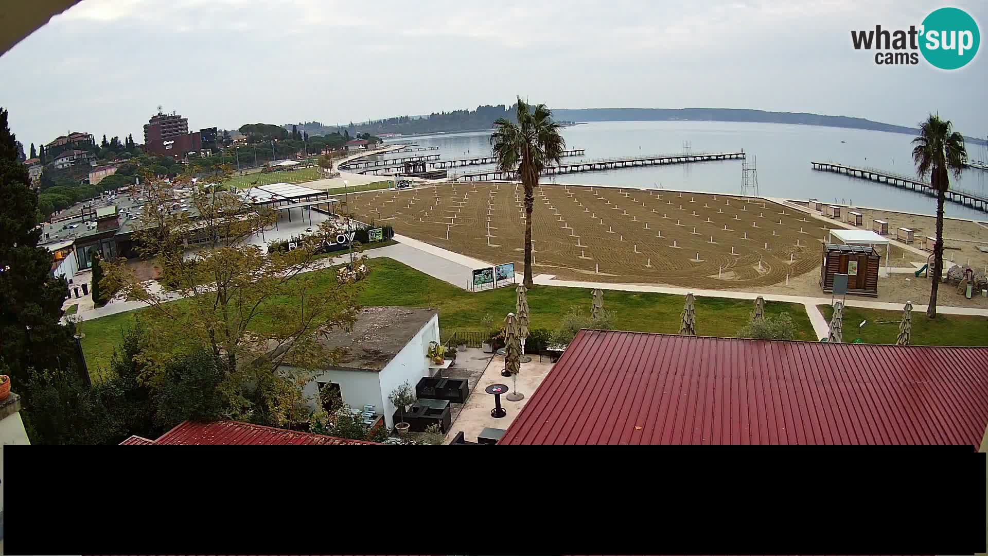 Webcam Live Playa de Portorož