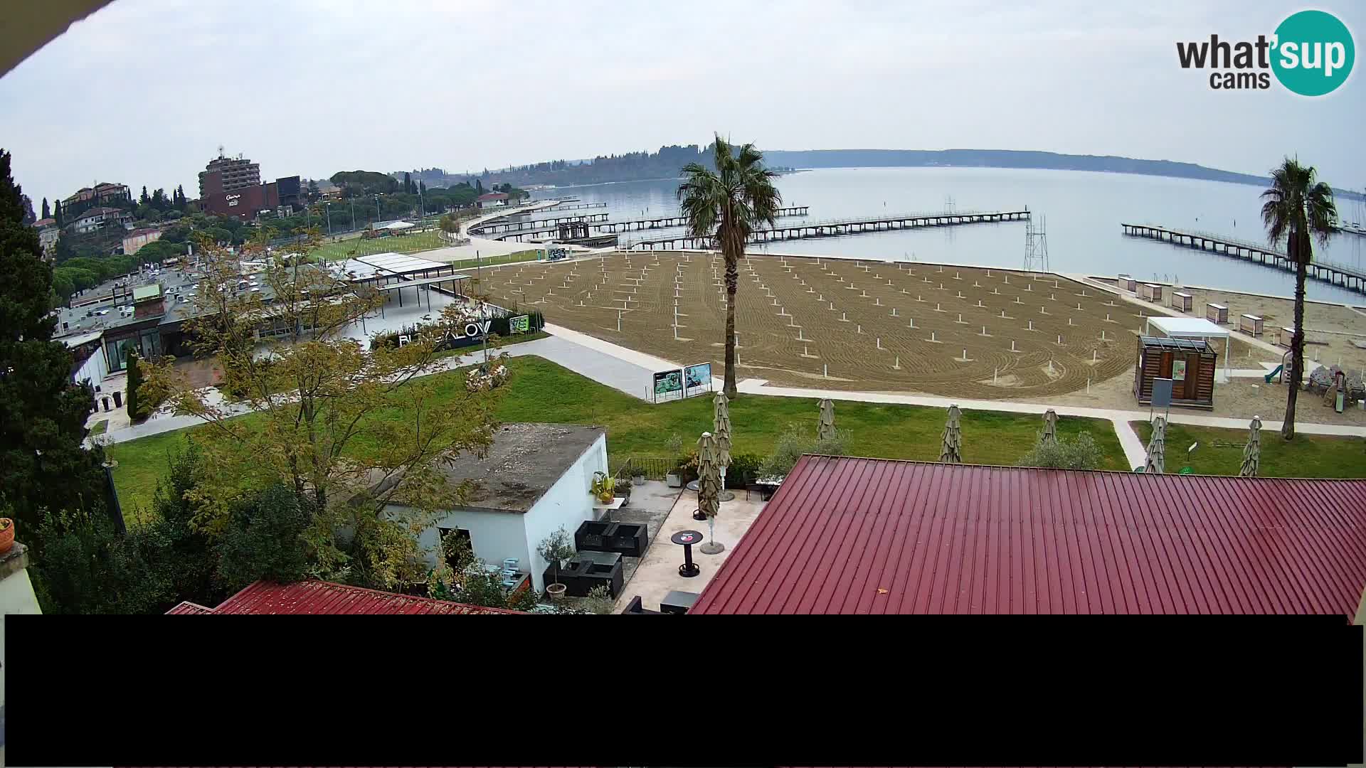 Web kamera Portorož plaža – Kavarna Karamela