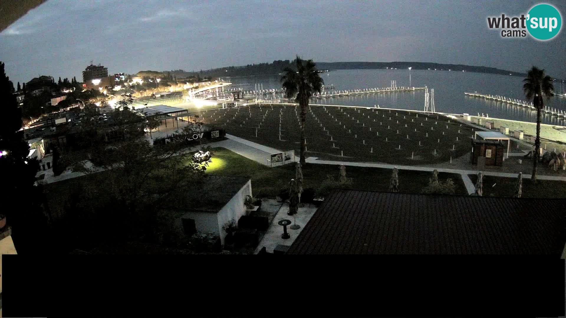 Playa Portorož camera en vivo