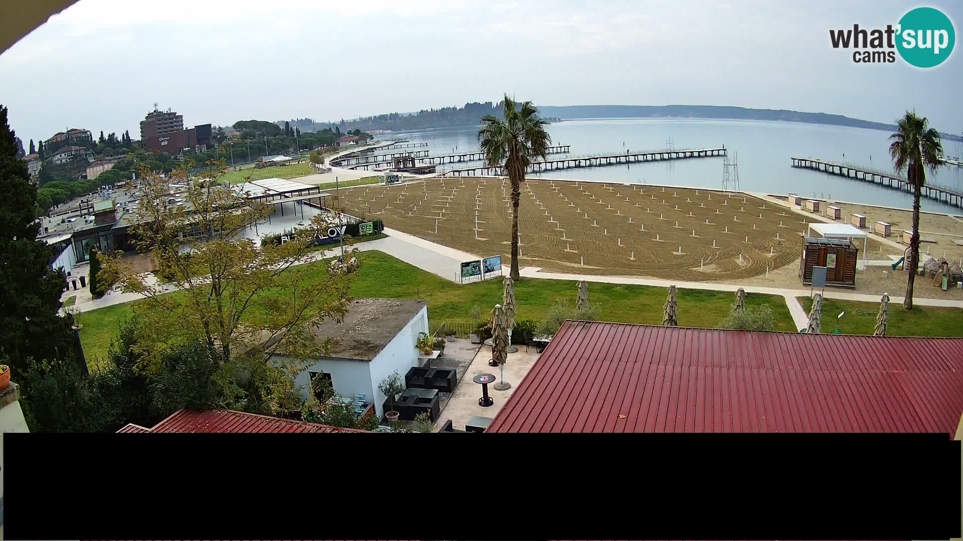 Web kamera Portorož plaža – Kavarna Karamela