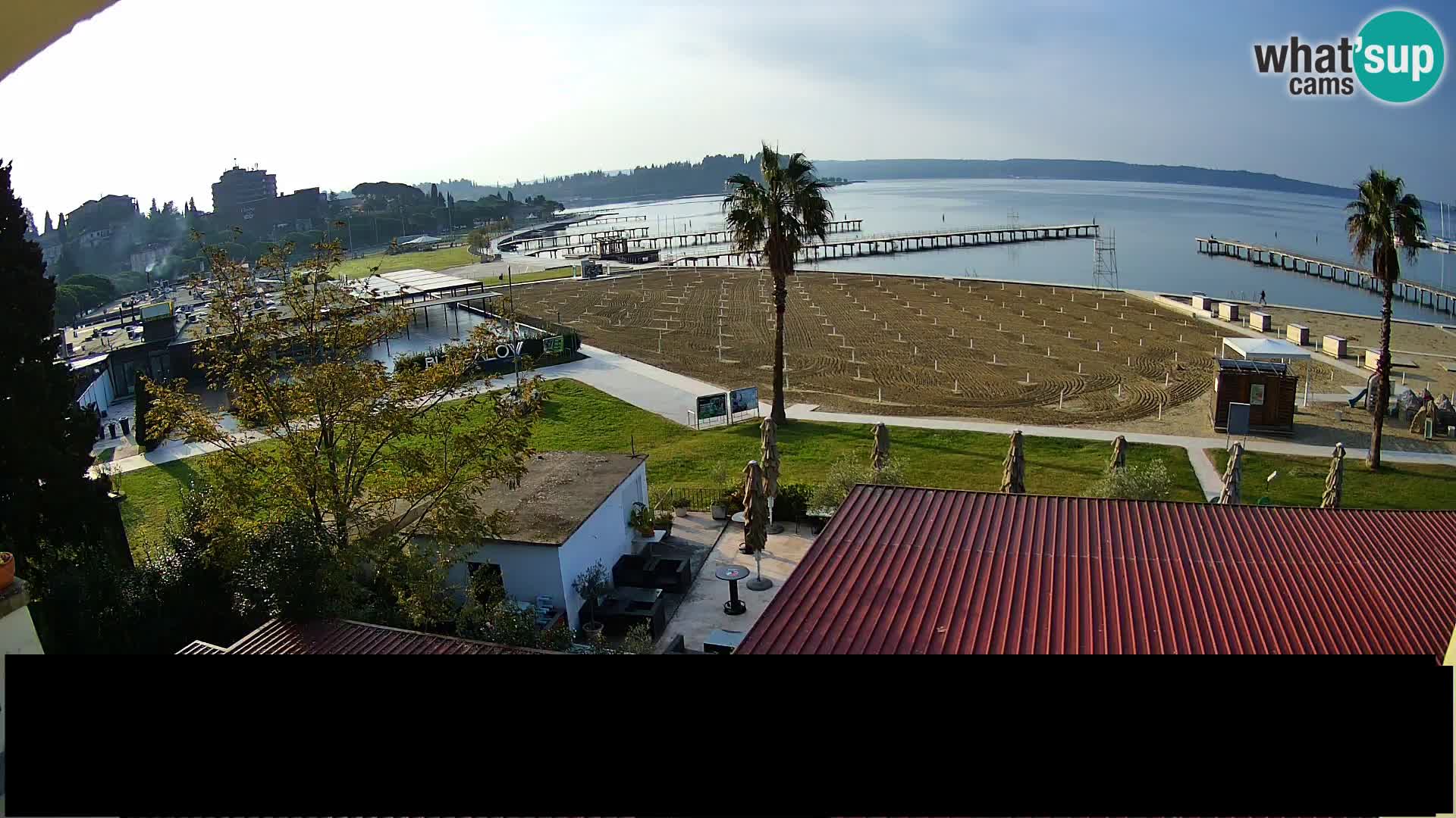 Webcam live Playa Portorož – Caffe Karamela