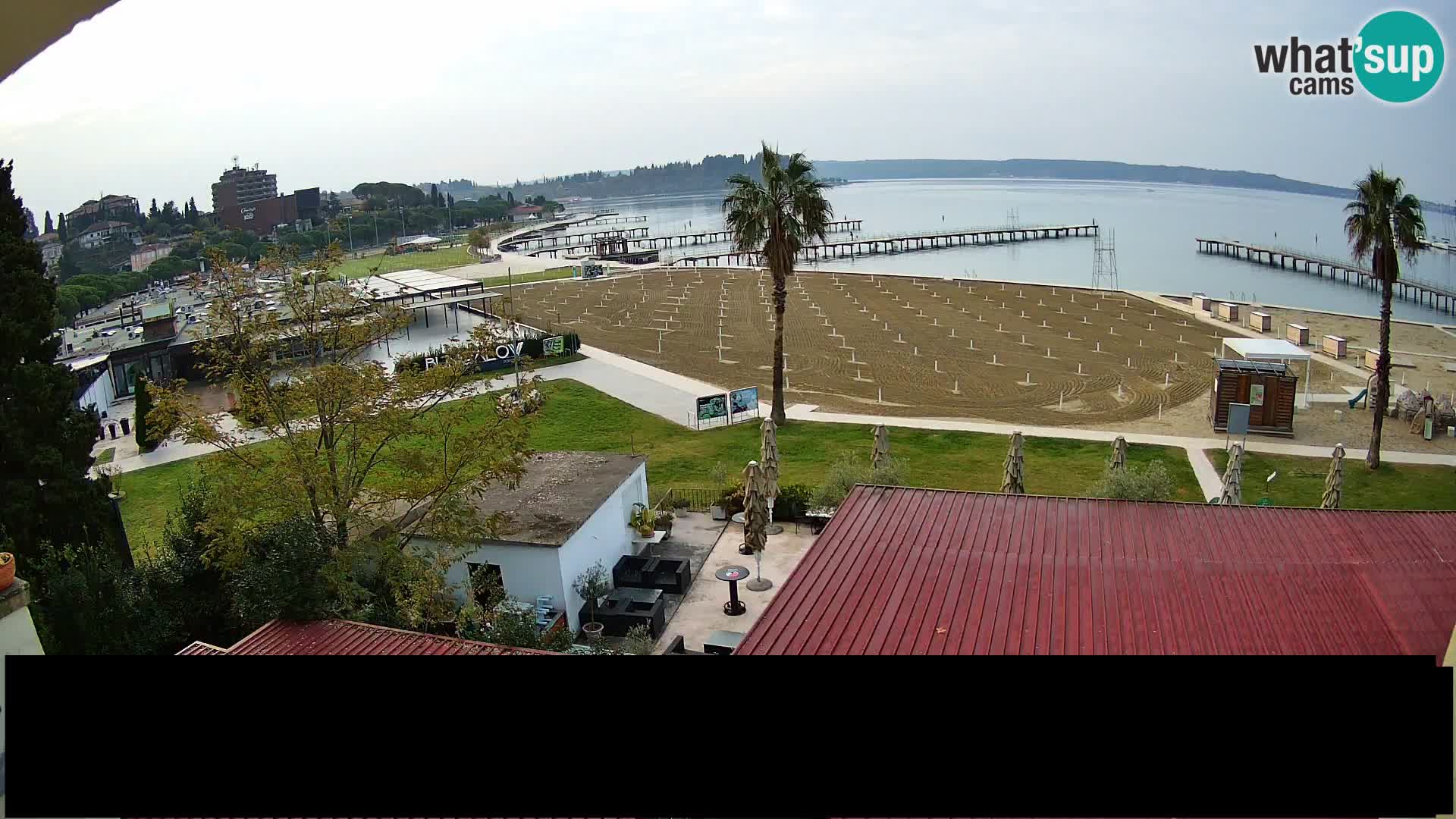 Spiaggia di Portorose live webcam