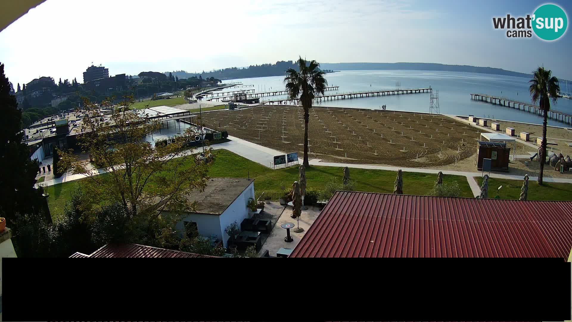 Playa Portorož camera en vivo