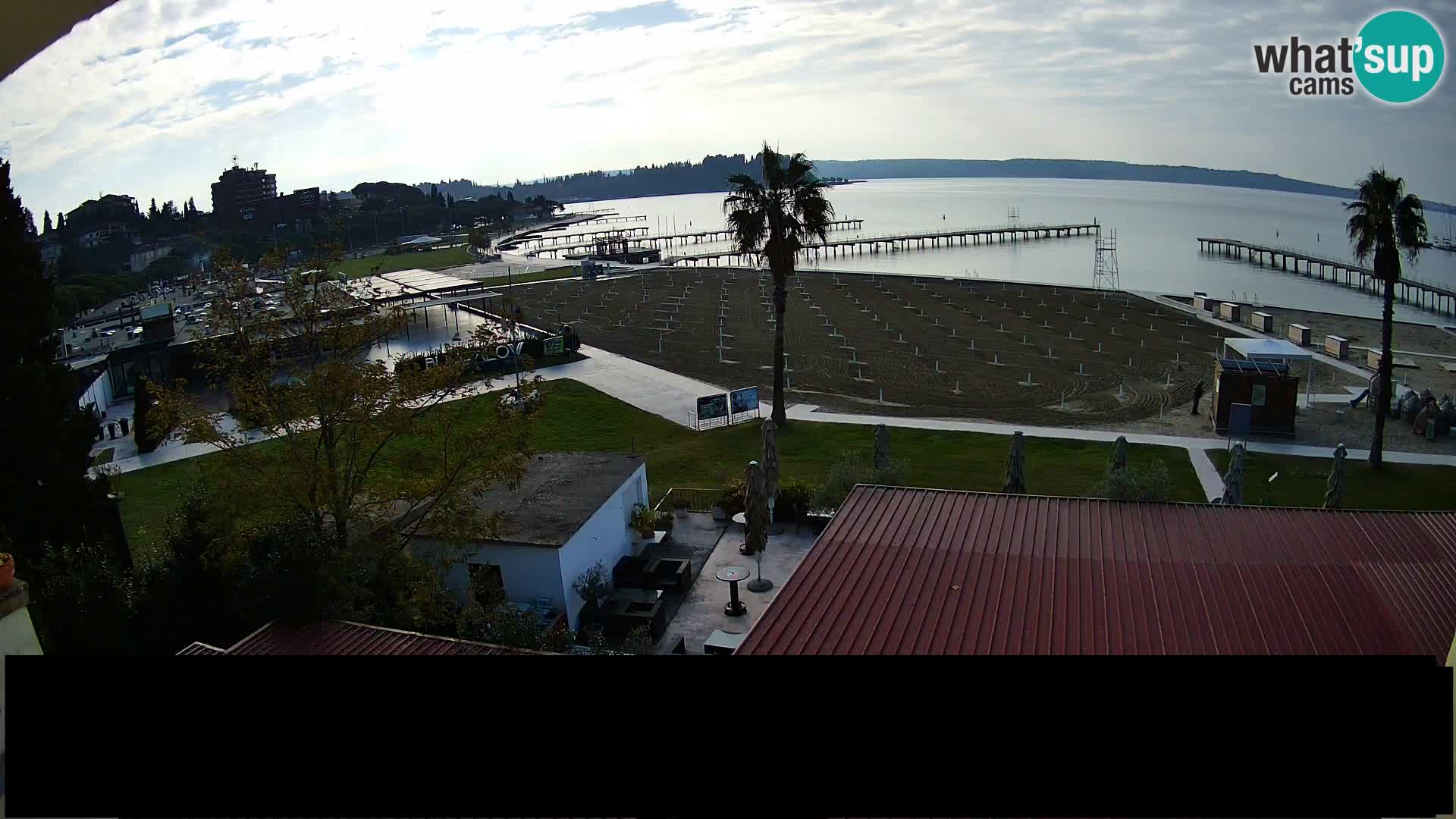 Playa Portorož camera en vivo