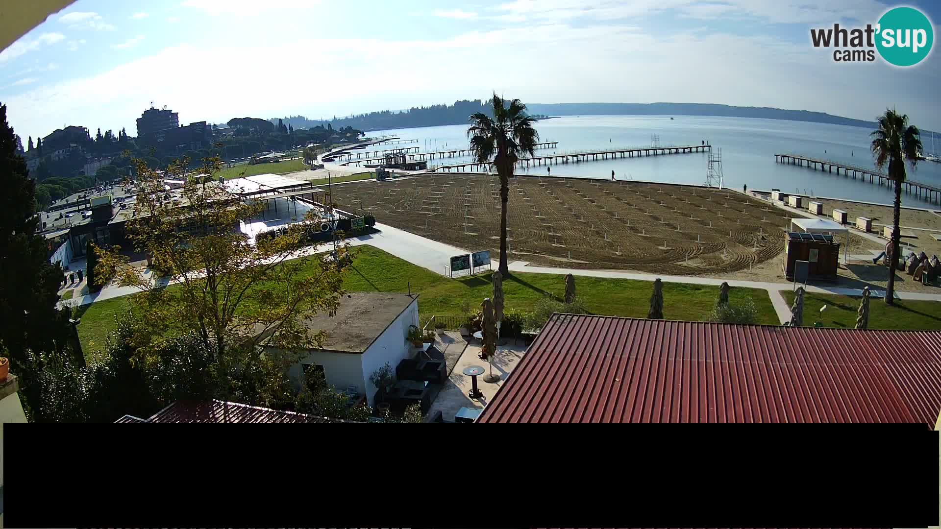 Webcam Live Spiaggia di Portorose