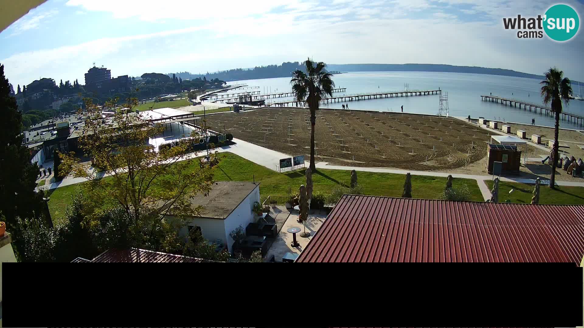 Webcam Portorož Strand – Karamela bar