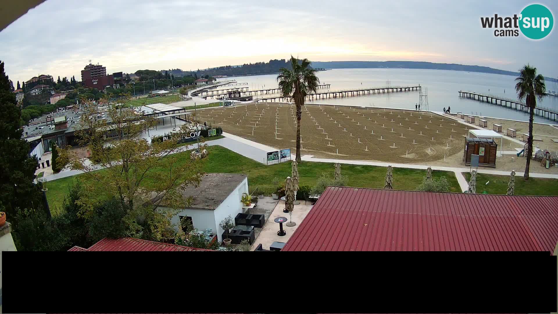 Webcam Live Playa de Portorož