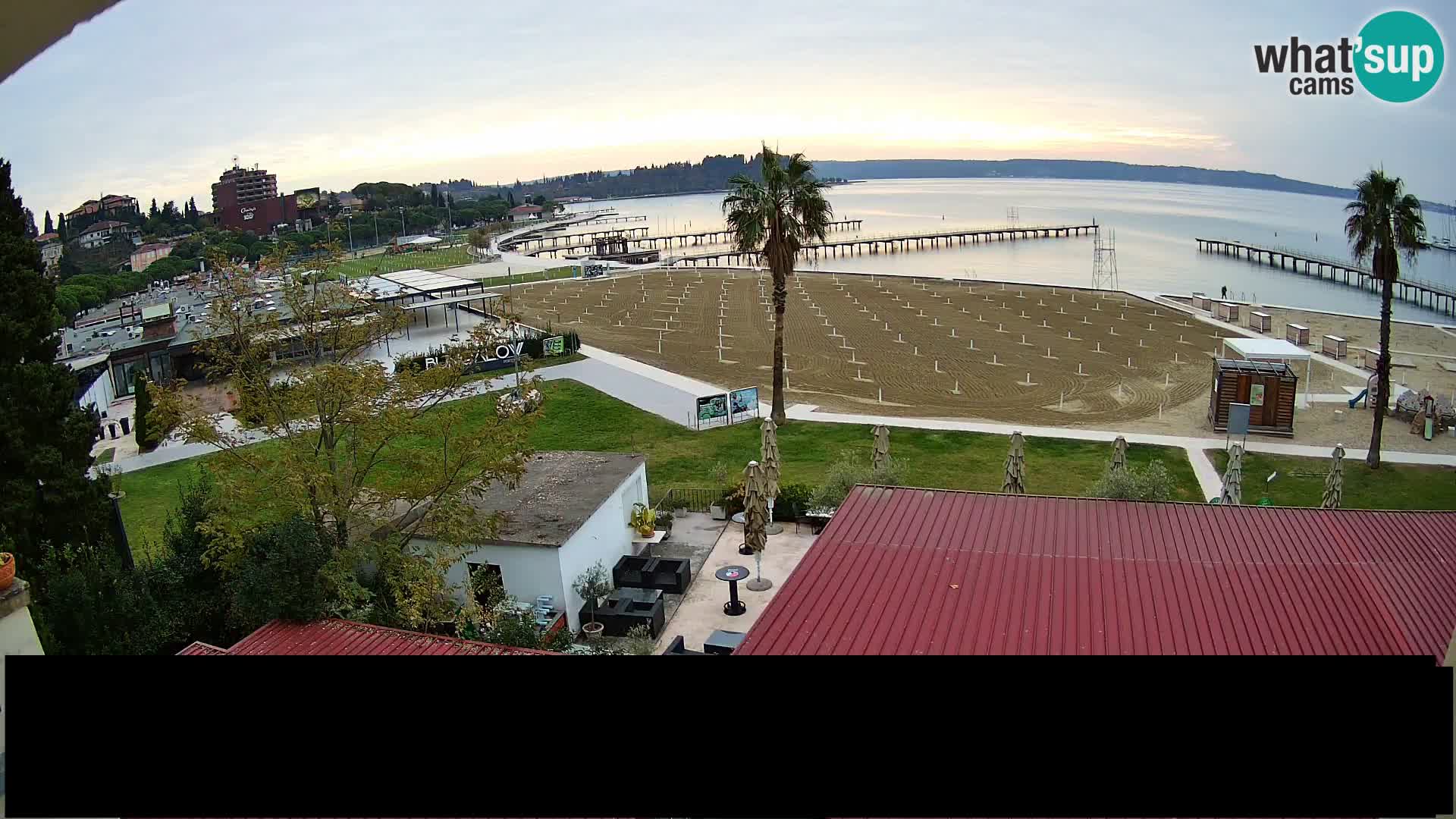 Webcam Live Playa de Portorož