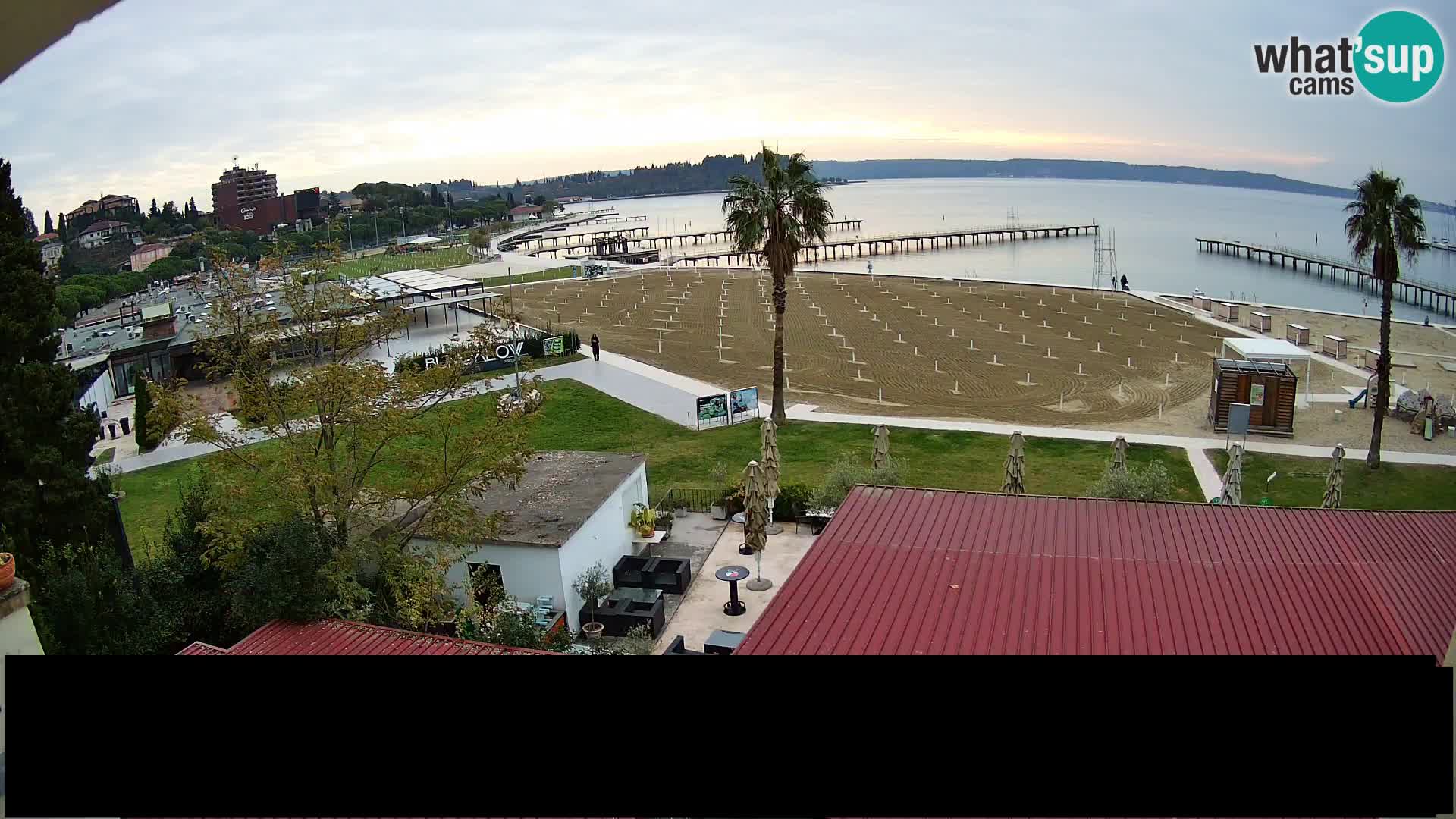 Webcam Portorož Strand – Karamela bar