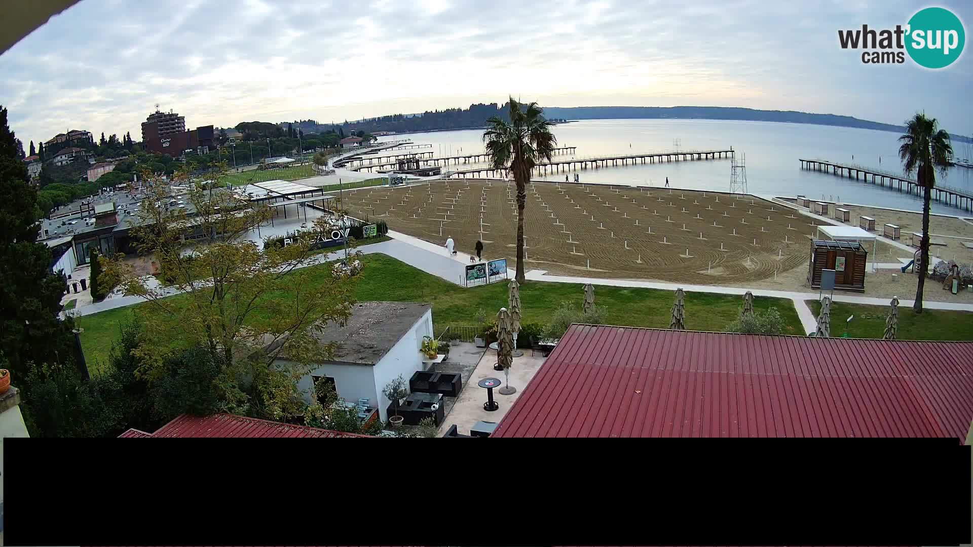 Playa Portorož camera en vivo